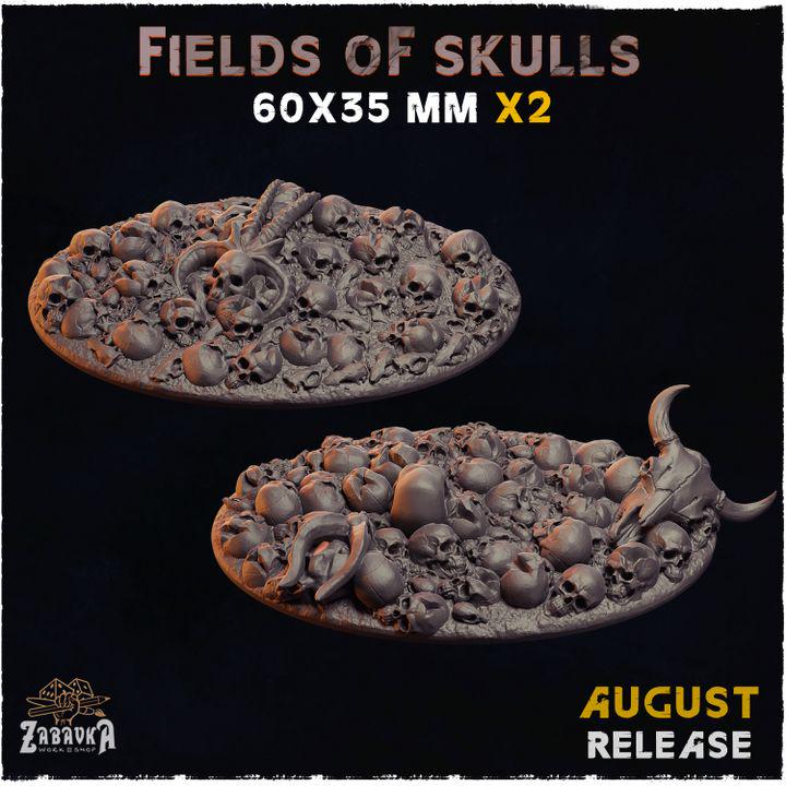 Fields of Skulls - Resin Printed Wargaming Bases