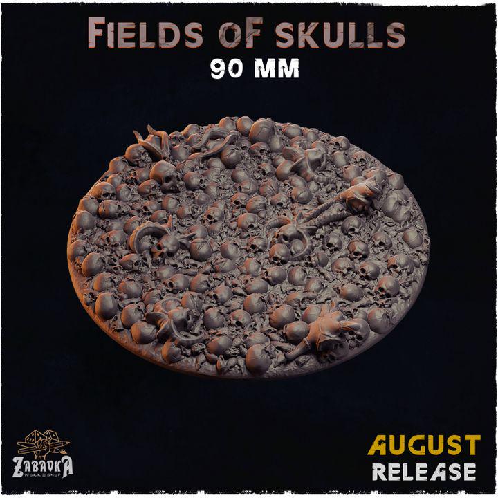 Fields of Skulls - Resin Printed Wargaming Bases