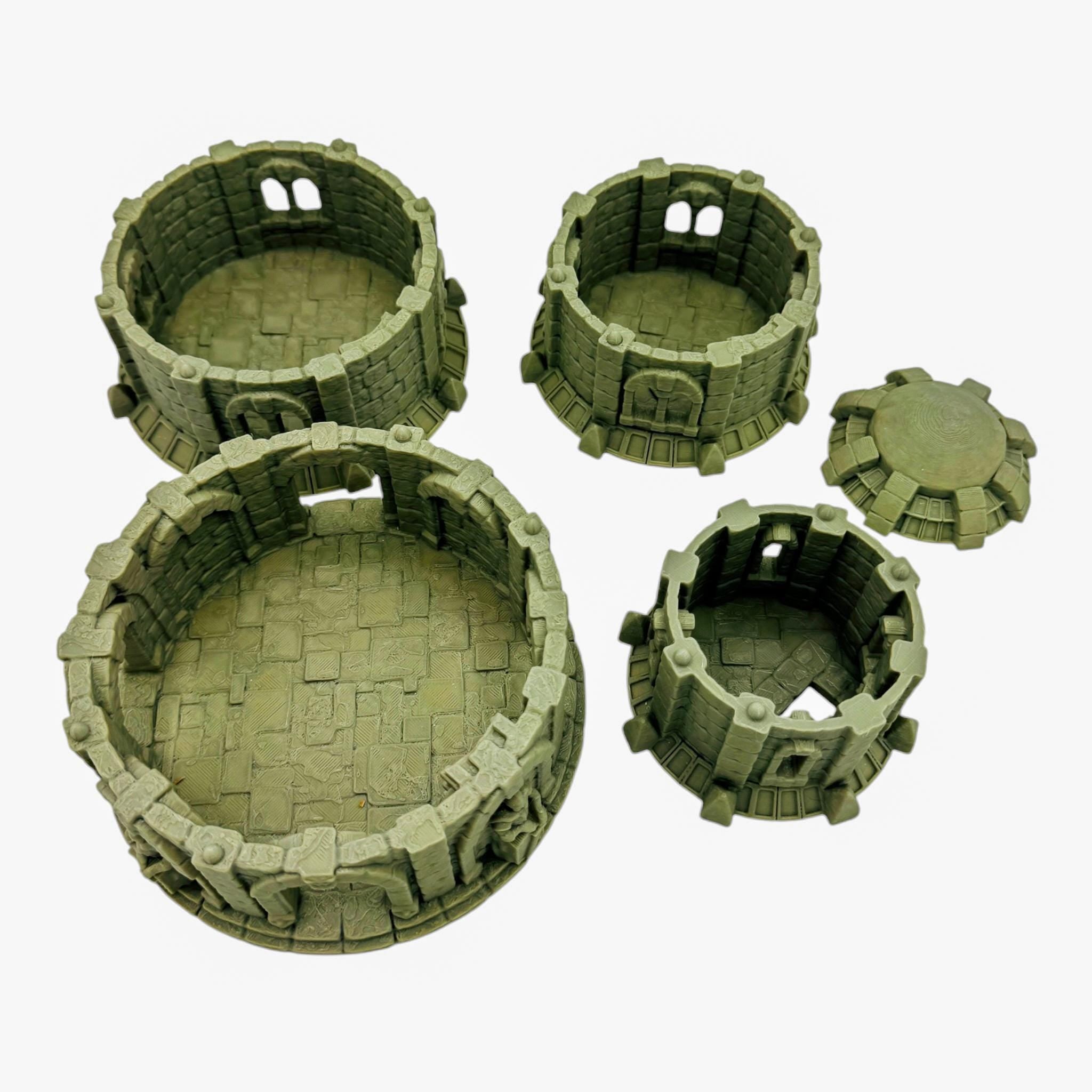 Tower / Kingdom of Tor Ithilas / RPG and Wargame 3d Printed Tabletop Terrain / Licensed Printer