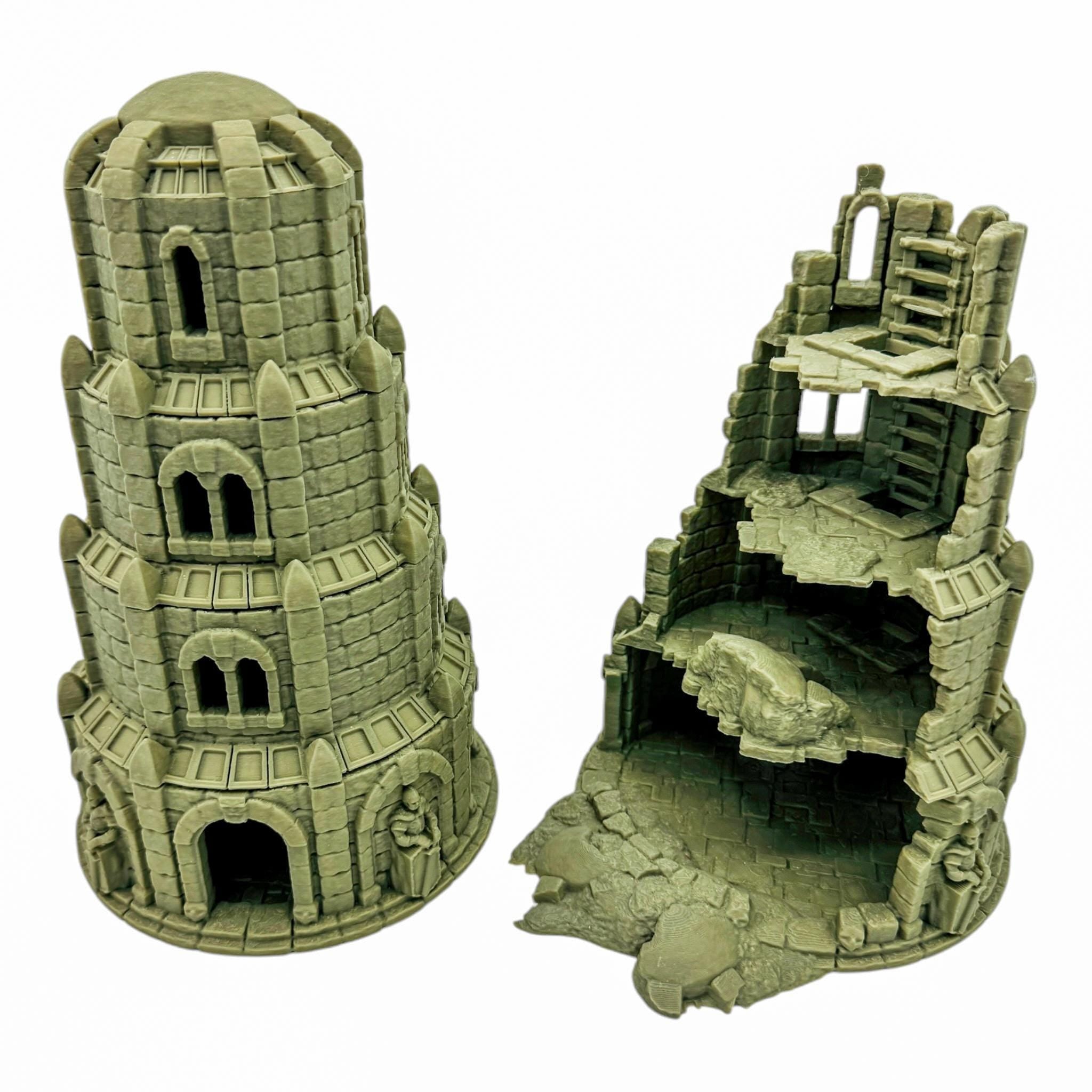 Tower / Kingdom of Tor Ithilas / RPG and Wargame 3d Printed Tabletop Terrain / Licensed Printer