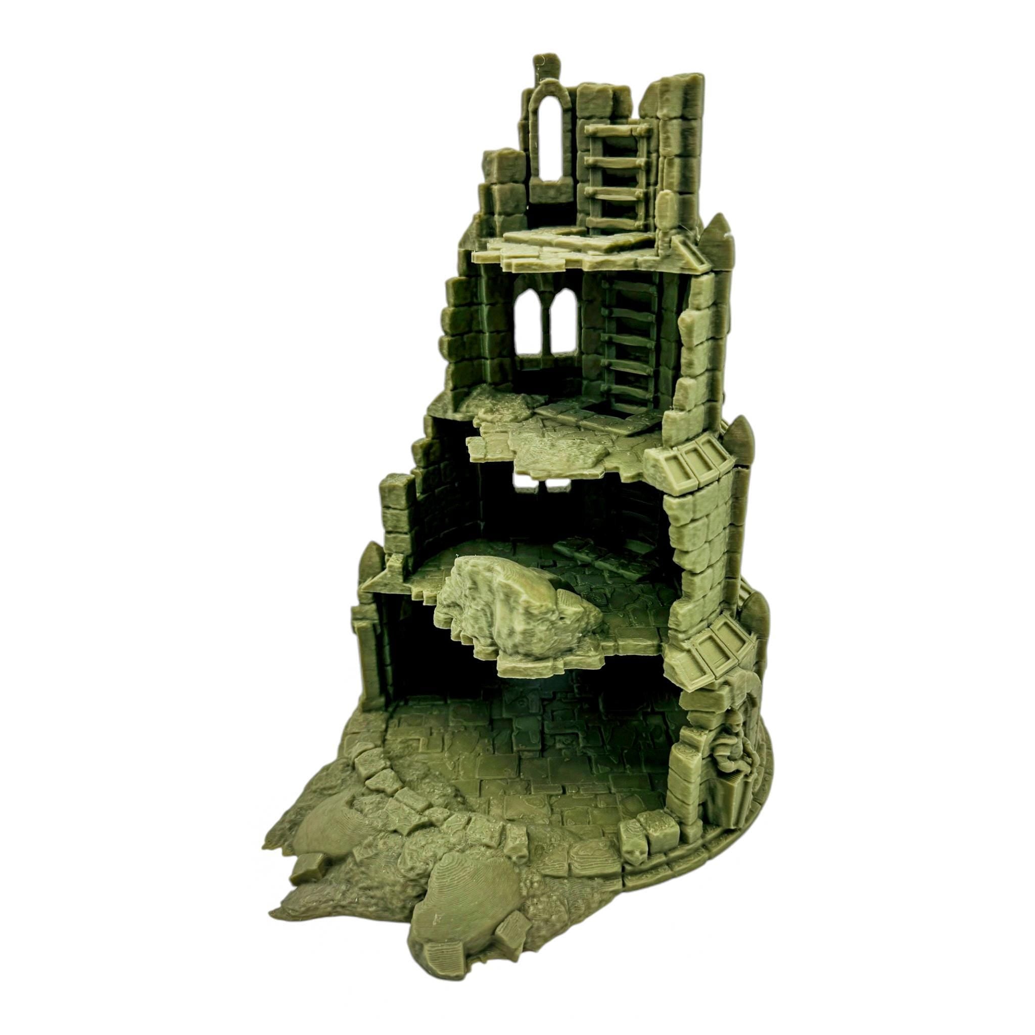 Tower / Kingdom of Tor Ithilas / RPG and Wargame 3d Printed Tabletop Terrain / Licensed Printer