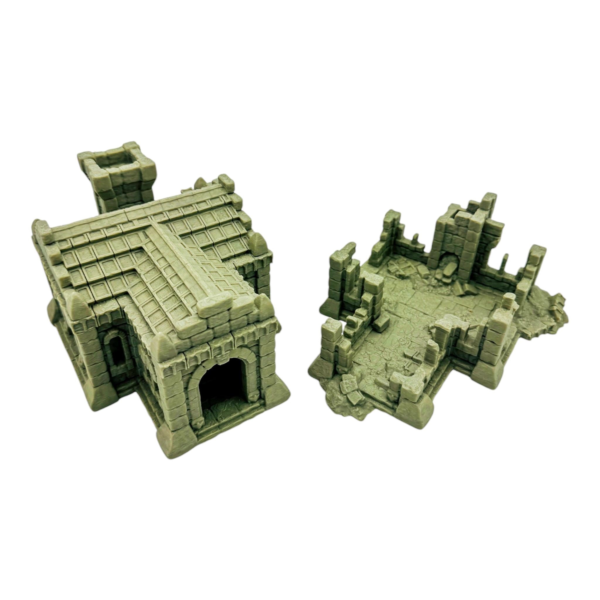 House 1 / Kingdom of Tor Ithilas / RPG and Wargame 3d Printed Tabletop Terrain / Licensed Printer