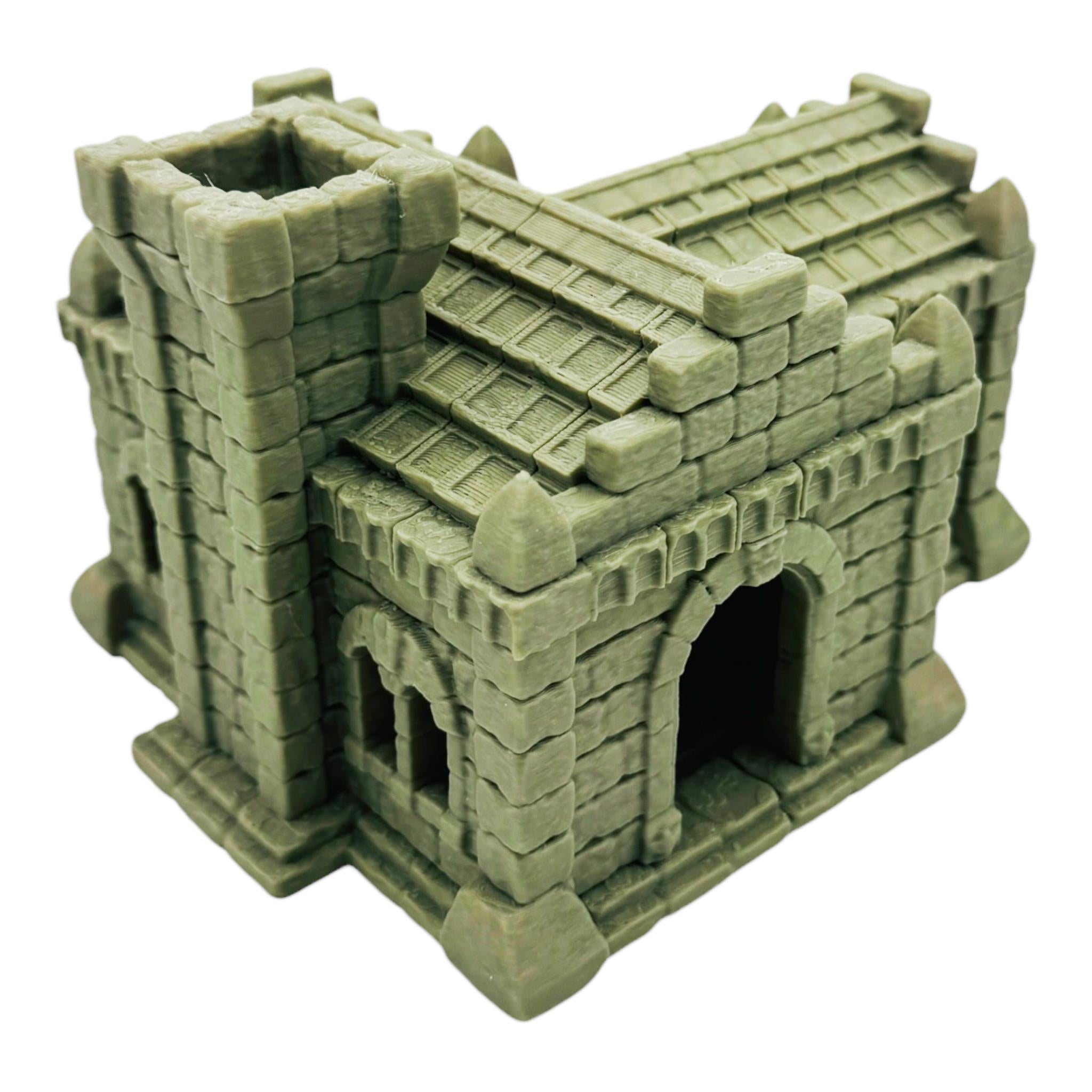 House 1 / Kingdom of Tor Ithilas / RPG and Wargame 3d Printed Tabletop Terrain / Licensed Printer