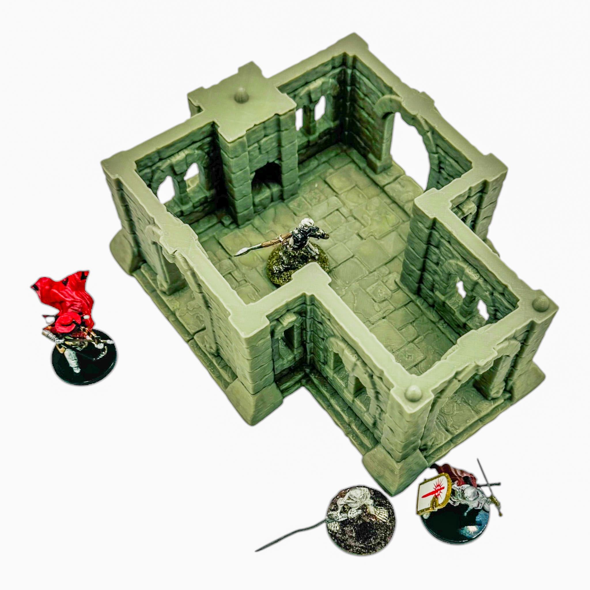 House 1 / Kingdom of Tor Ithilas / RPG and Wargame 3d Printed Tabletop Terrain / Licensed Printer