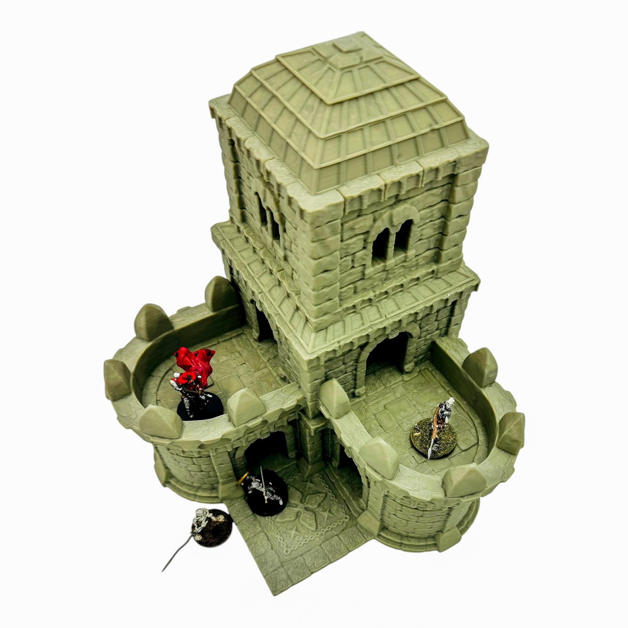 Barracks / Kingdom of Tor Ithilas / RPG and Wargame 3d Printed Tabletop Terrain / Licensed Printer