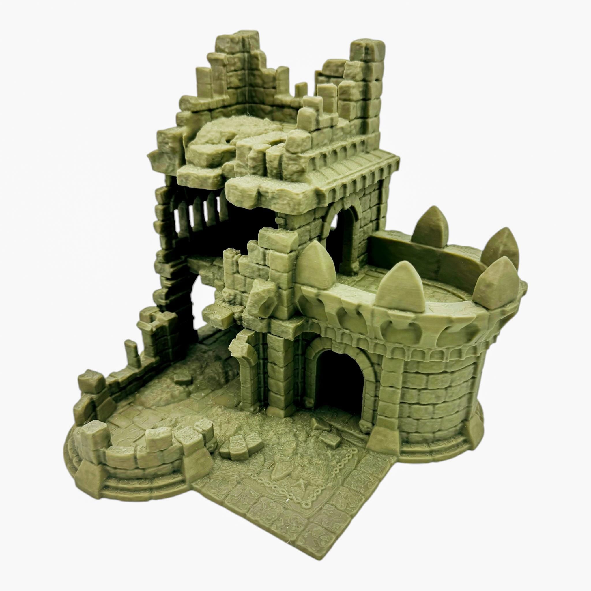 Barracks / Kingdom of Tor Ithilas / RPG and Wargame 3d Printed Tabletop Terrain / Licensed Printer