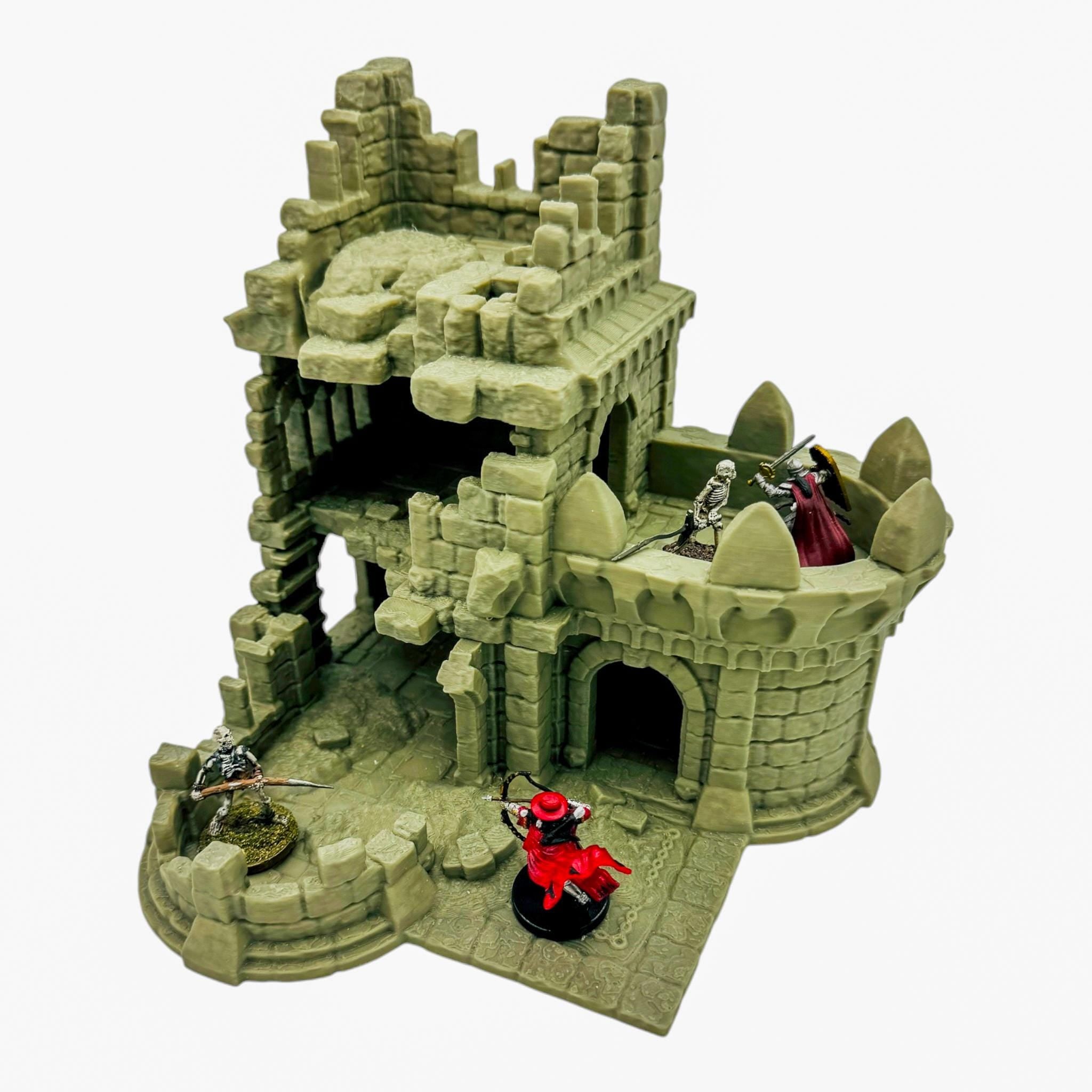 Barracks / Kingdom of Tor Ithilas / RPG and Wargame 3d Printed Tabletop Terrain / Licensed Printer