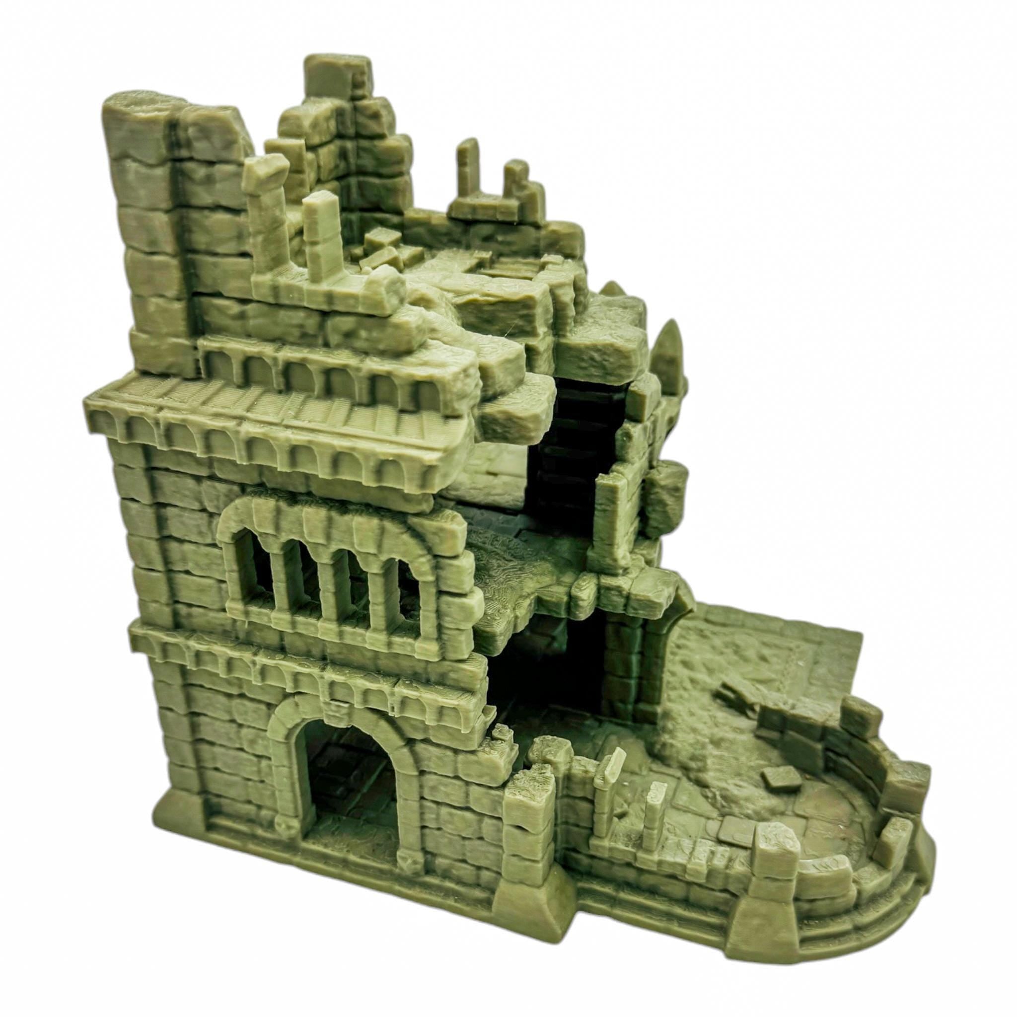 Barracks / Kingdom of Tor Ithilas / RPG and Wargame 3d Printed Tabletop Terrain / Licensed Printer