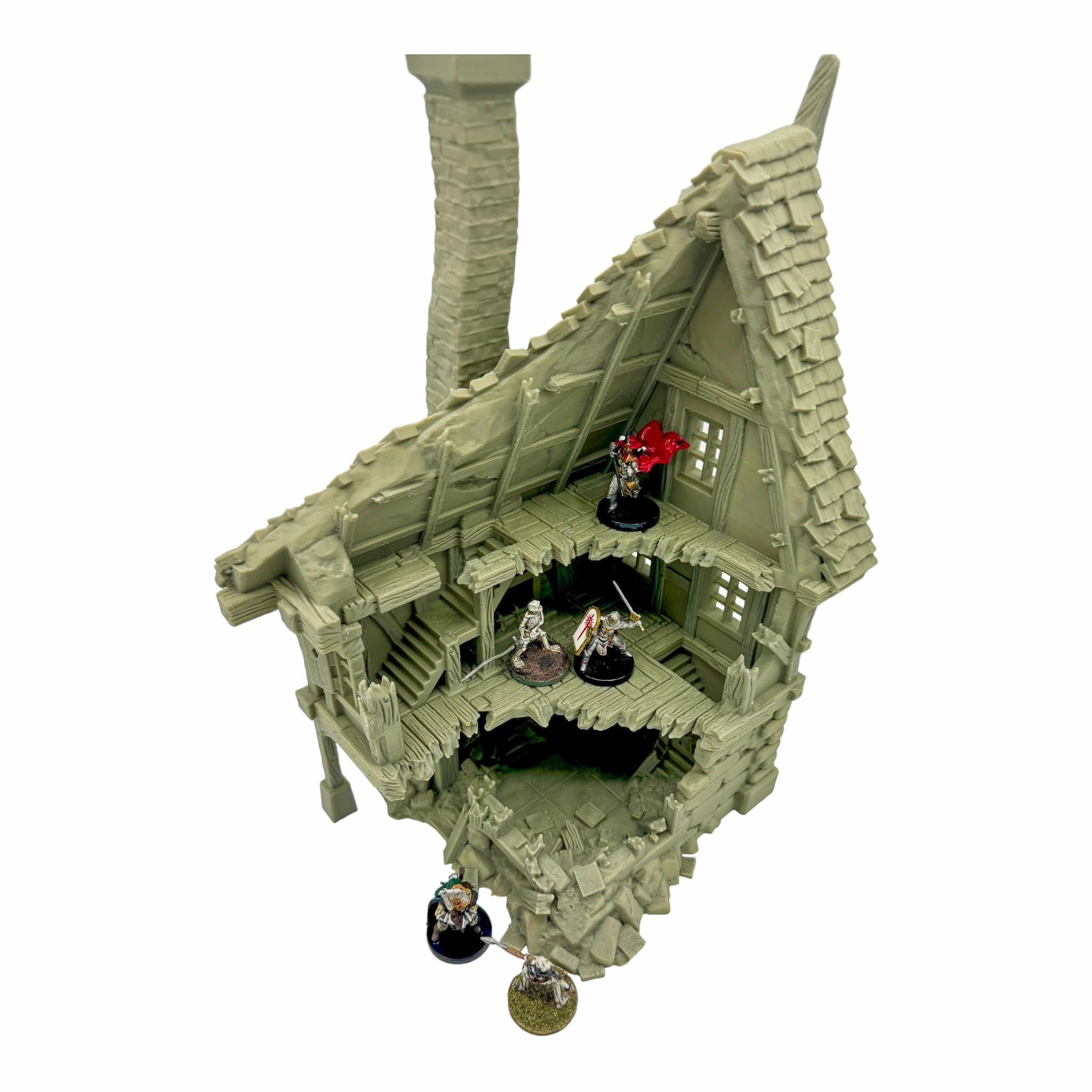 その他 Terrain - House & Ruins Set (6+ houses) Terrain - House