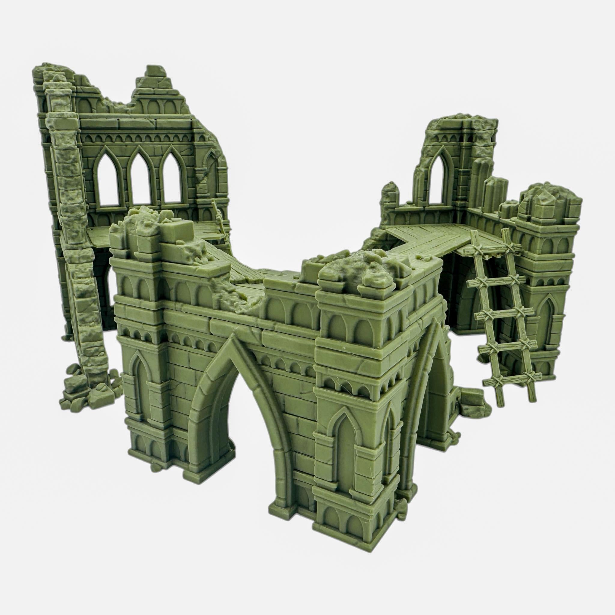 Blackthorn Ruins 2 / Forbidden Prints / RPG and Wargame 3d Printed Tabletop Terrain / Licensed Printer