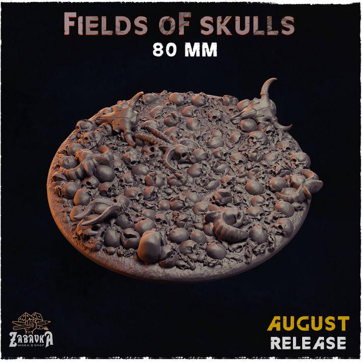 Fields of Skulls - Resin Printed Wargaming Bases