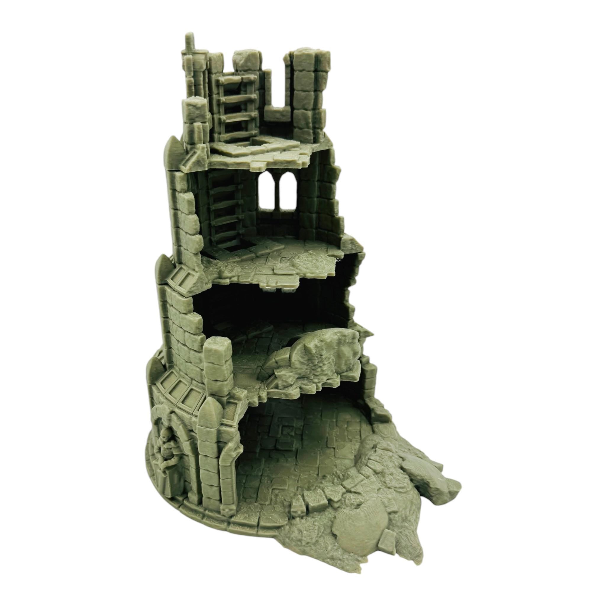 Tower / Kingdom of Tor Ithilas / RPG and Wargame 3d Printed Tabletop Terrain / Licensed Printer