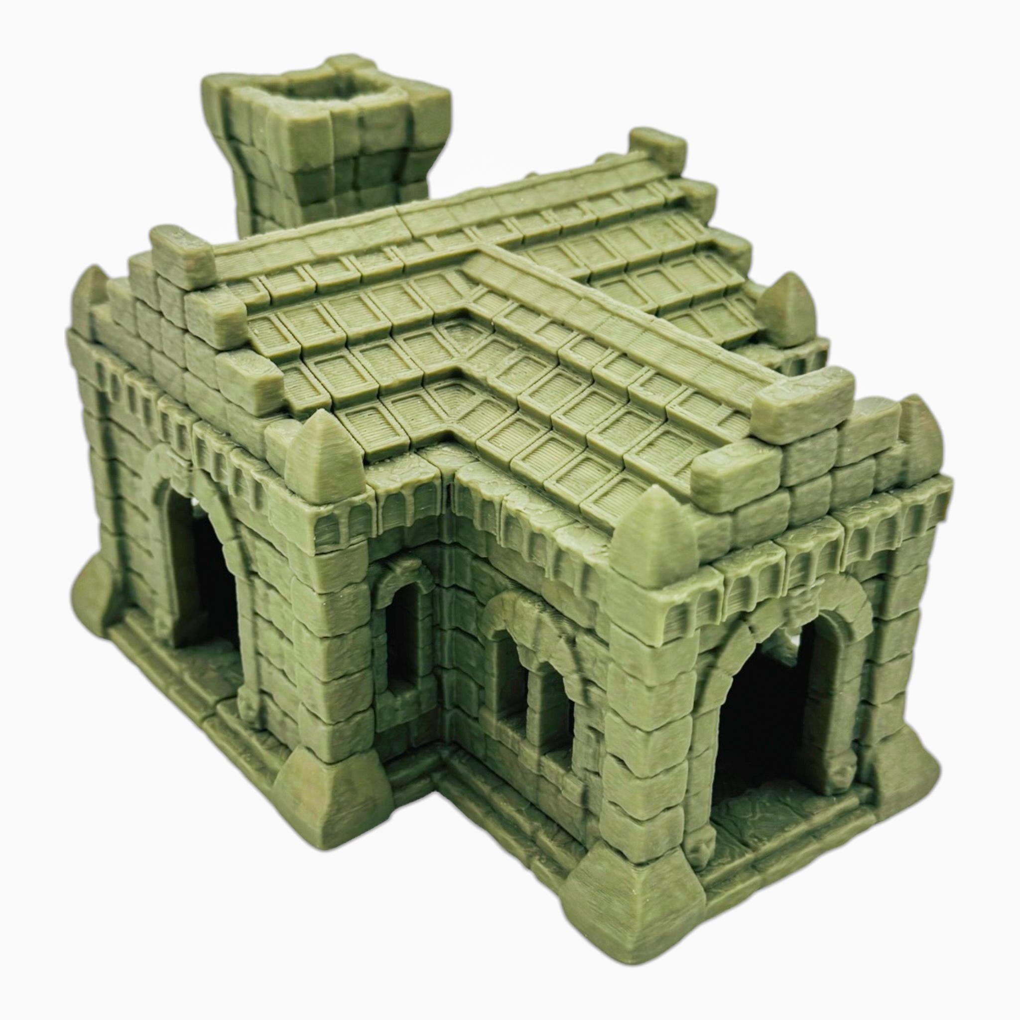 House 1 / Kingdom of Tor Ithilas / RPG and Wargame 3d Printed Tabletop Terrain / Licensed Printer