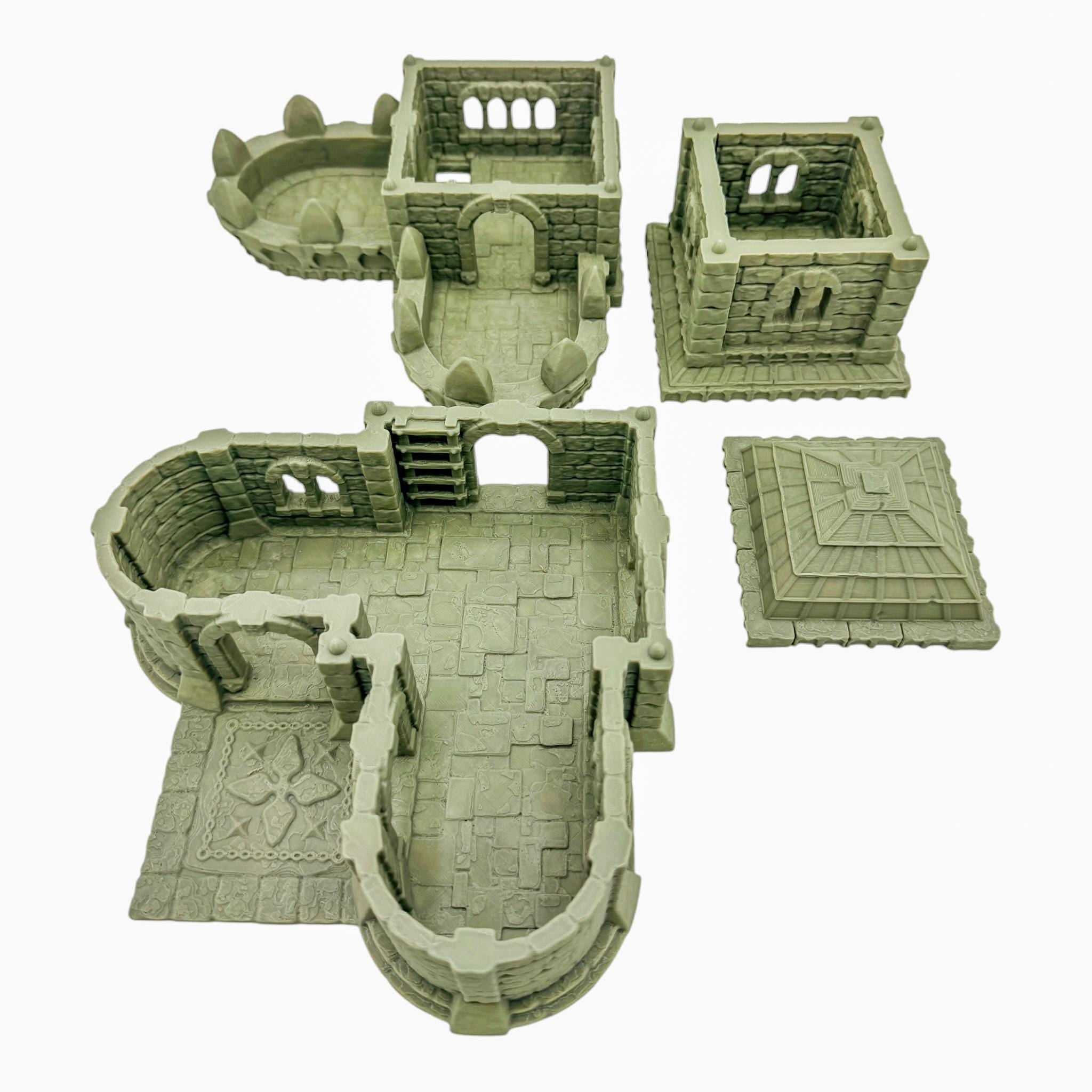 Barracks / Kingdom of Tor Ithilas / RPG and Wargame 3d Printed Tabletop Terrain / Licensed Printer