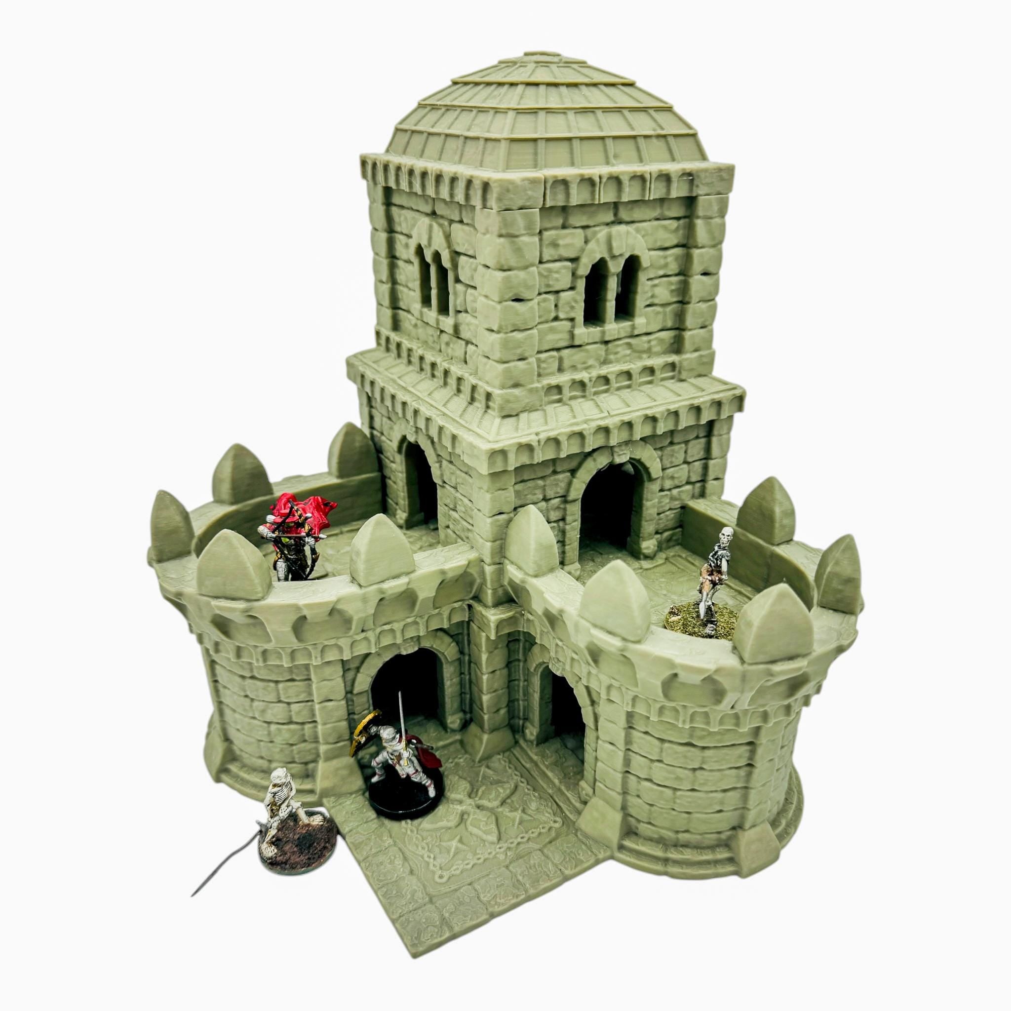 Barracks / Kingdom of Tor Ithilas / RPG and Wargame 3d Printed Tabletop Terrain / Licensed Printer