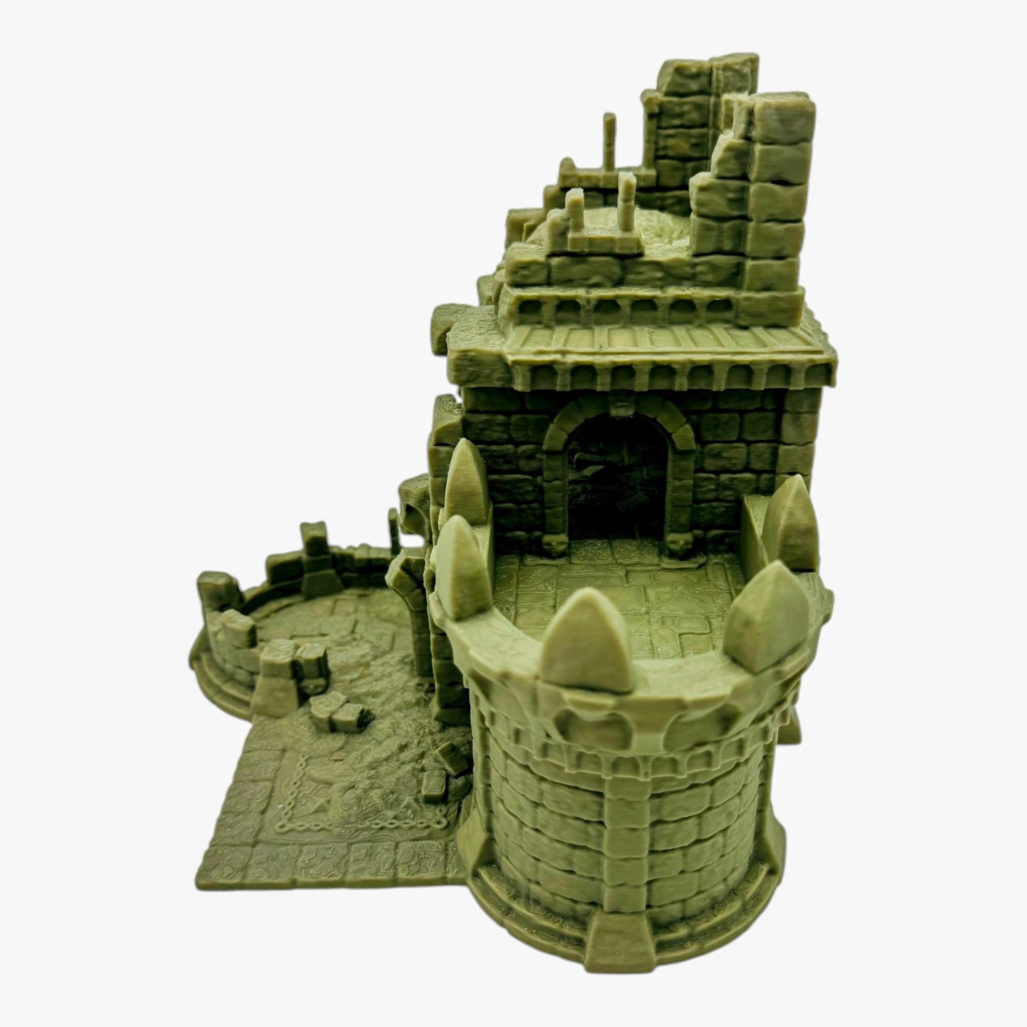 Barracks / Kingdom of Tor Ithilas / RPG and Wargame 3d Printed Tabletop Terrain / Licensed Printer