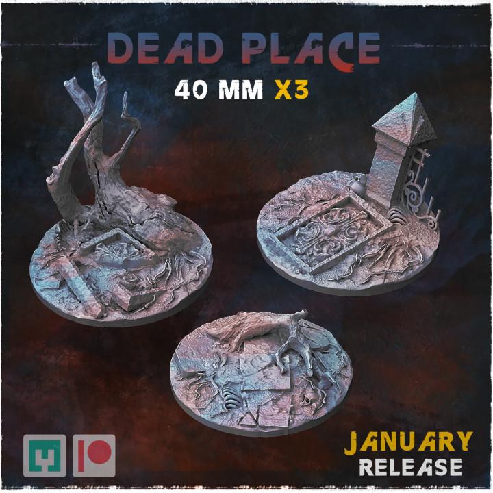 Dead Places - Resin Printed Wargaming Bases