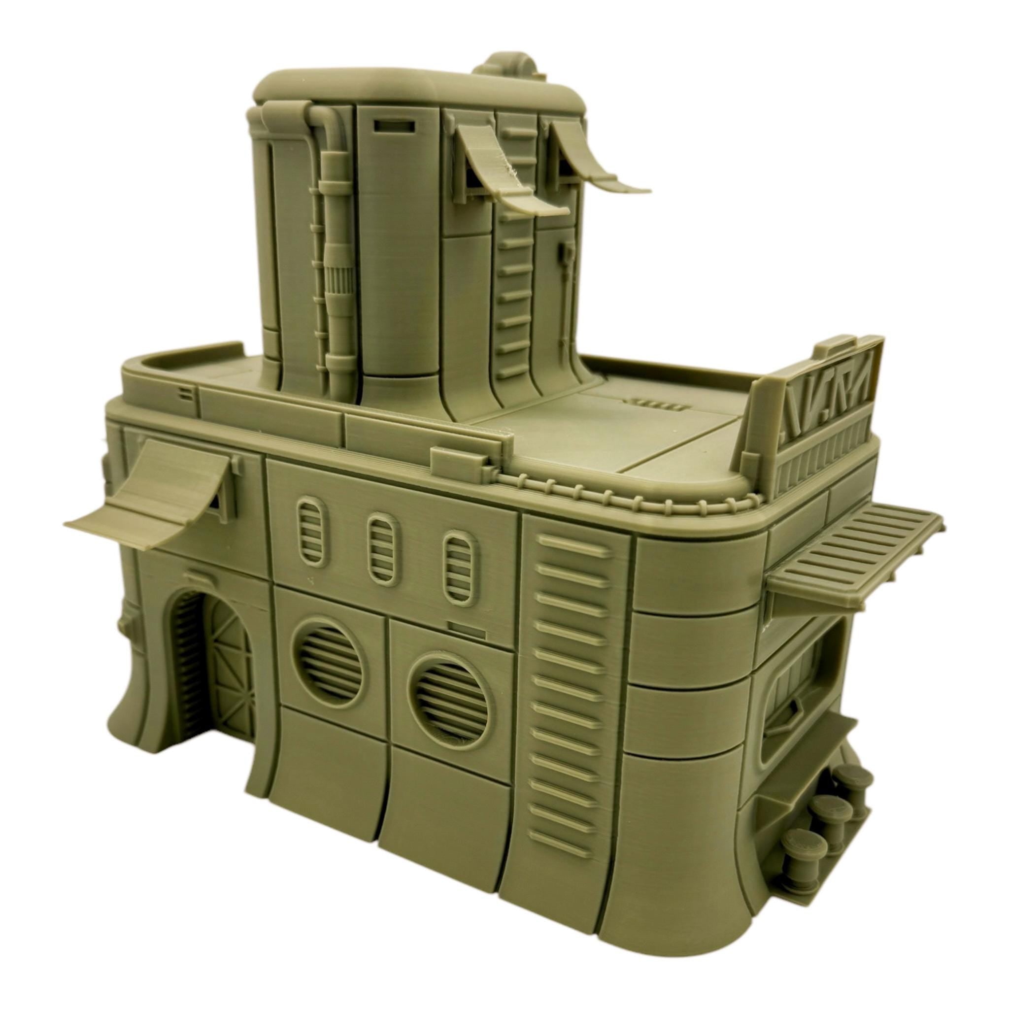 Iota House / Outer Rim Territories / Designed by War Scenery / Legion and Sci-Fi 3d Printed Tabletop Terrain / Licensed Printer