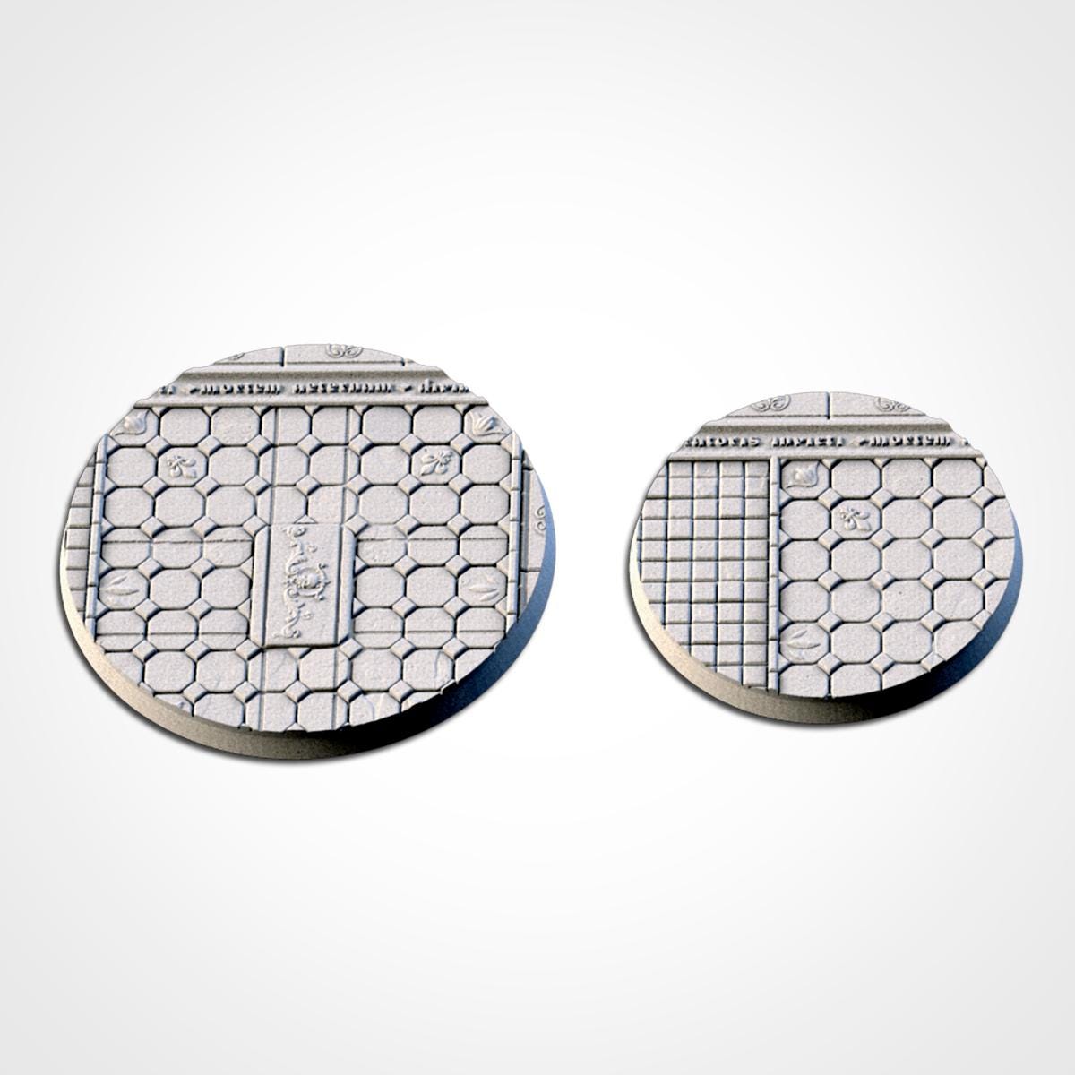 Royal Palace Miniature Bases – 25mm 28mm 32mm 40mm 50mm 60mm and Larger Fantasy Scenic Resin Bases for Tabletop Wargaming & RPG