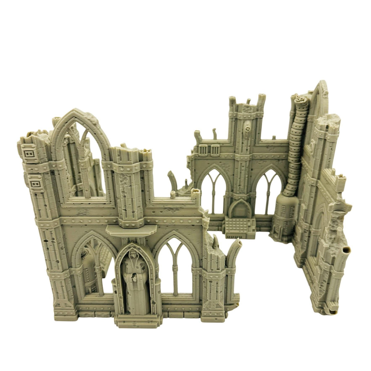 Modular Gothic Ruins Terrain Set 2 – 28–32mm 3D Printed Tabletop Scenery