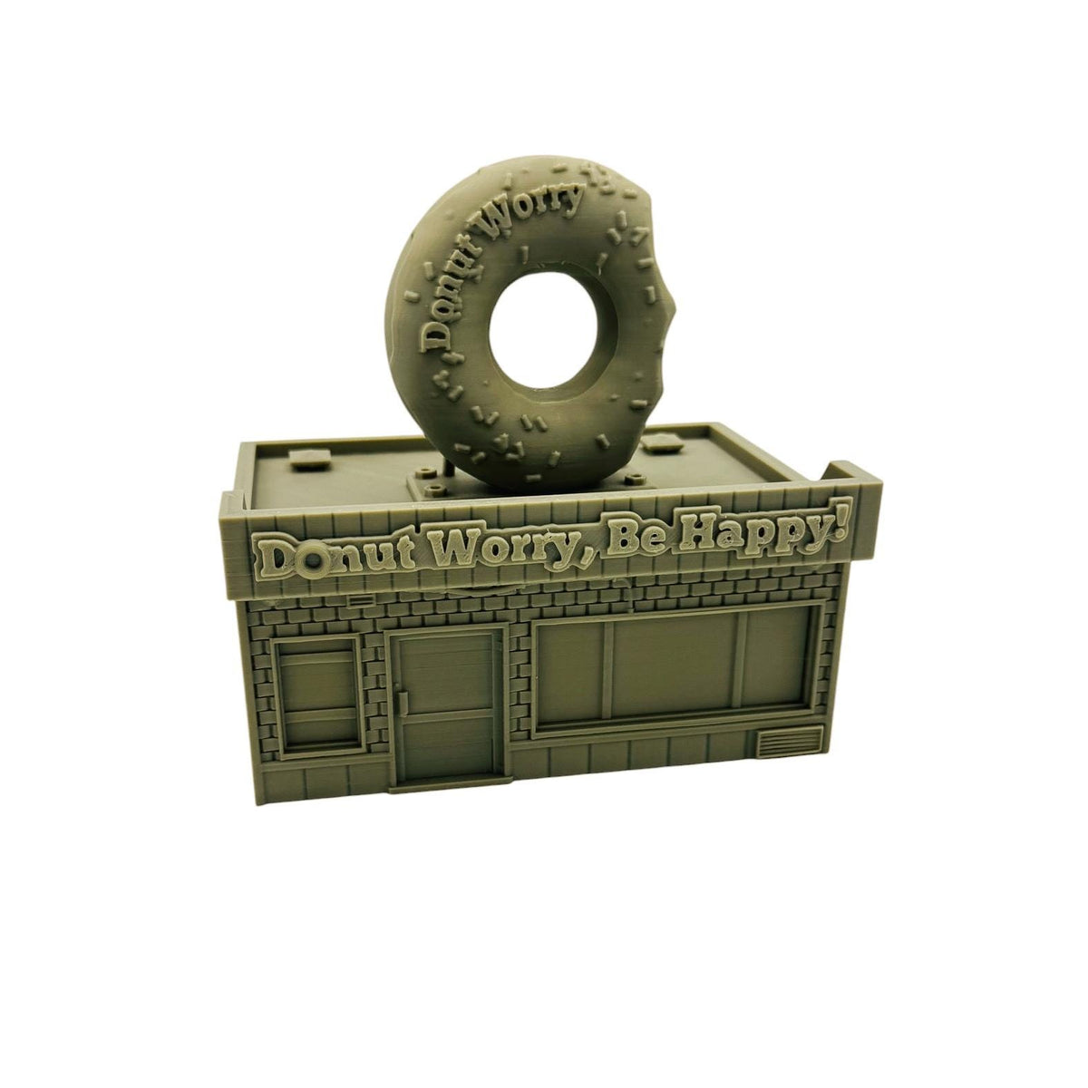Donut Shop Terrain – Urban Storefront Building for Tabletop Wargaming & RPG Terrain