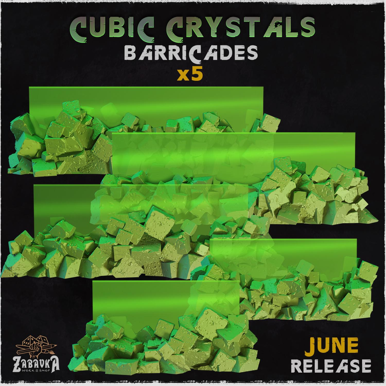 Cubic Crystal – Resin Miniature Bases