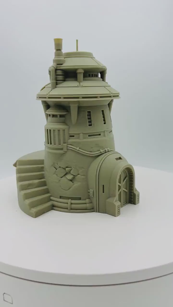 Massa'dun Tower House / Designed by War Scenery /  Legion and Sci-Fi 3d Printed Tabletop Terrain / Licensed Printer