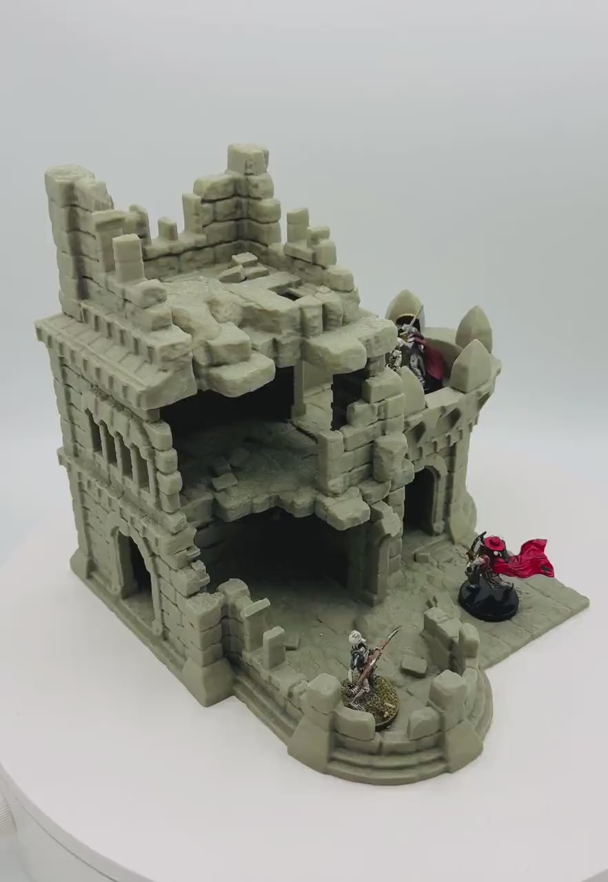 Barracks / Kingdom of Tor Ithilas /  RPG and Wargame 3d Printed Tabletop Terrain / Licensed Printer