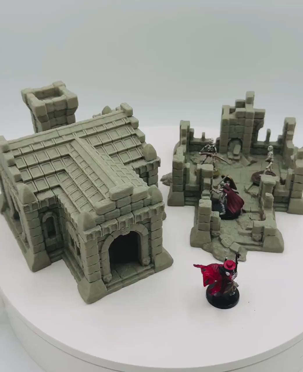 House 1 / Kingdom of Tor Ithilas /  RPG and Wargame 3d Printed Tabletop Terrain / Licensed Printer