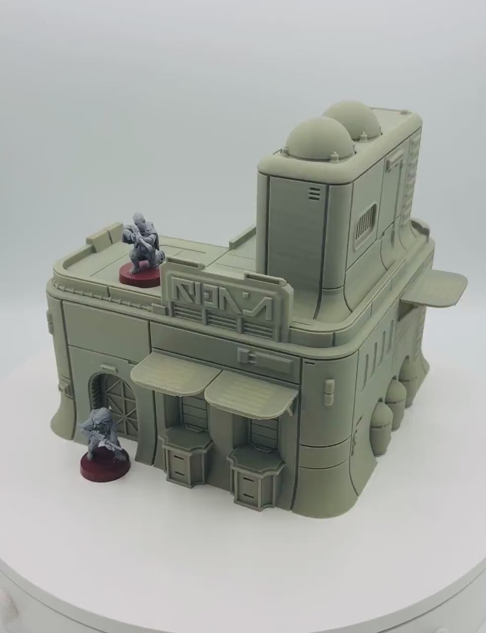 Lambda House / Outer Rim Territories  / Designed by War Scenery /  Legion and Sci-Fi 3d Printed Tabletop Terrain / Licensed Printer