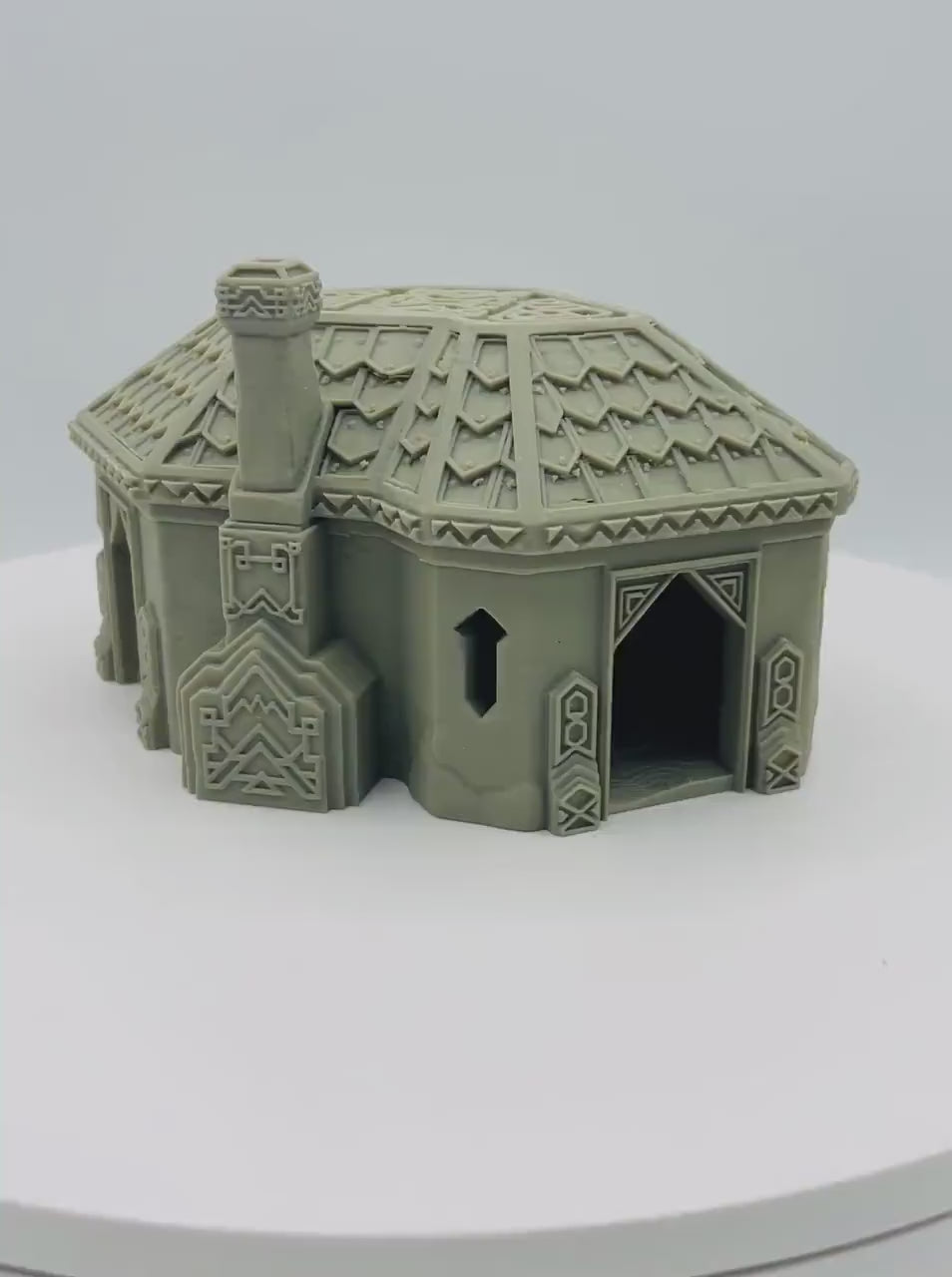 Dwarven House / Durak Deep /  RPG and Wargame 3d Printed Tabletop Terrain / Licensed Printer