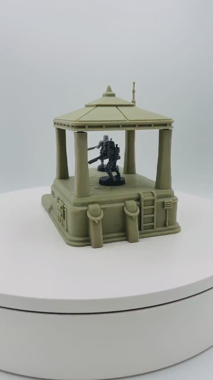 Massa'dun Pavilion  / Designed by War Scenery /  Legion and Sci-Fi 3d Printed Tabletop Terrain / Licensed Printer