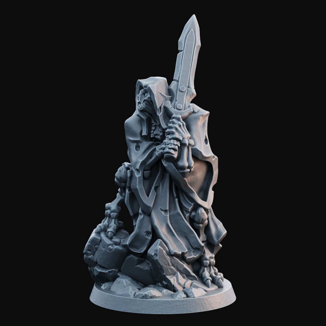 Undead Reaver 2 - Resin Printed Miniature - Legion of the Dead