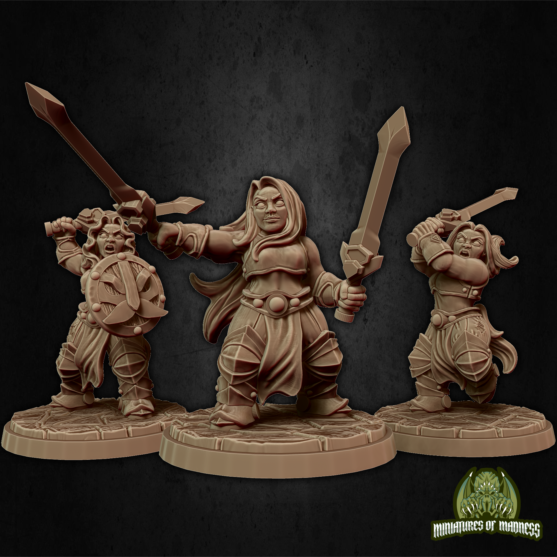 Soldier Set 4 - Resin Printed Miniature - Hold My Dwarf