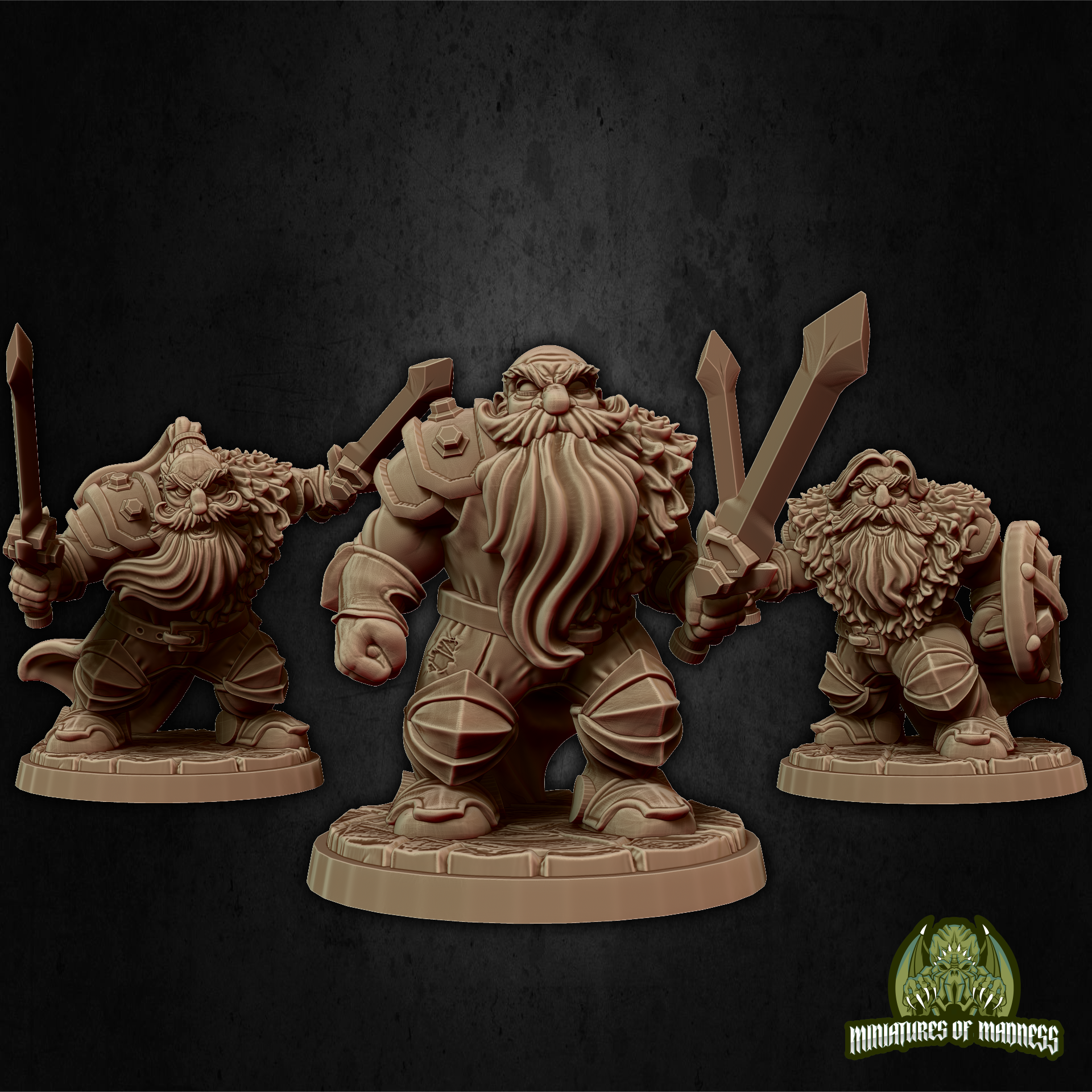 Soldier Set 5 - Resin Printed Miniature - Hold My Dwarf