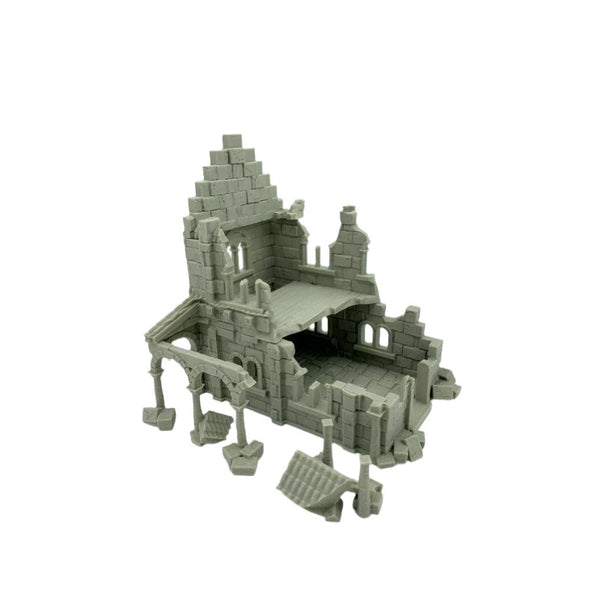 Arkenfel Ruined House 2 / Dark Realms Terrain / RPG and Wargame 3d Pri