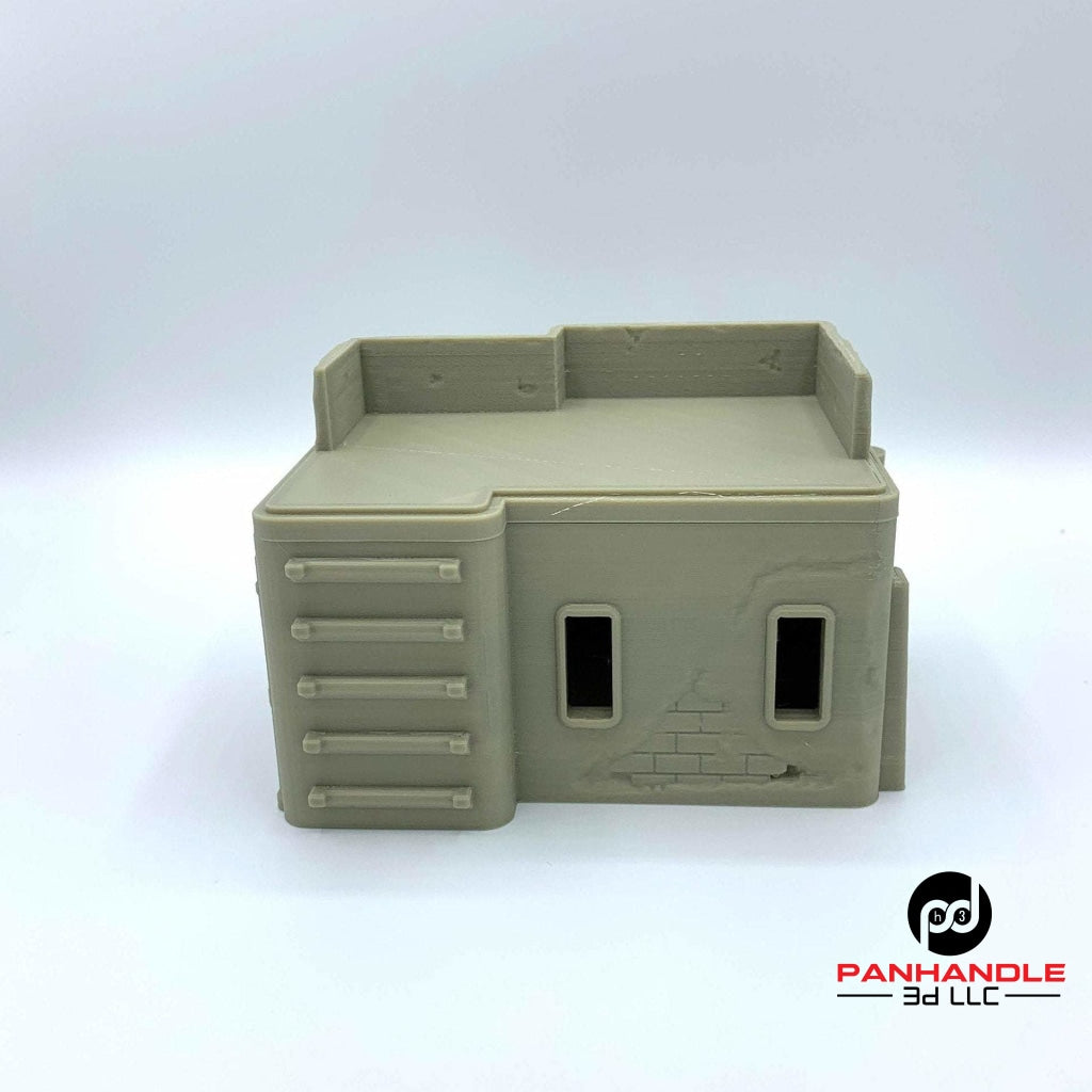 Desert Town House D - Corvus Games Terrain - 3d Printed 