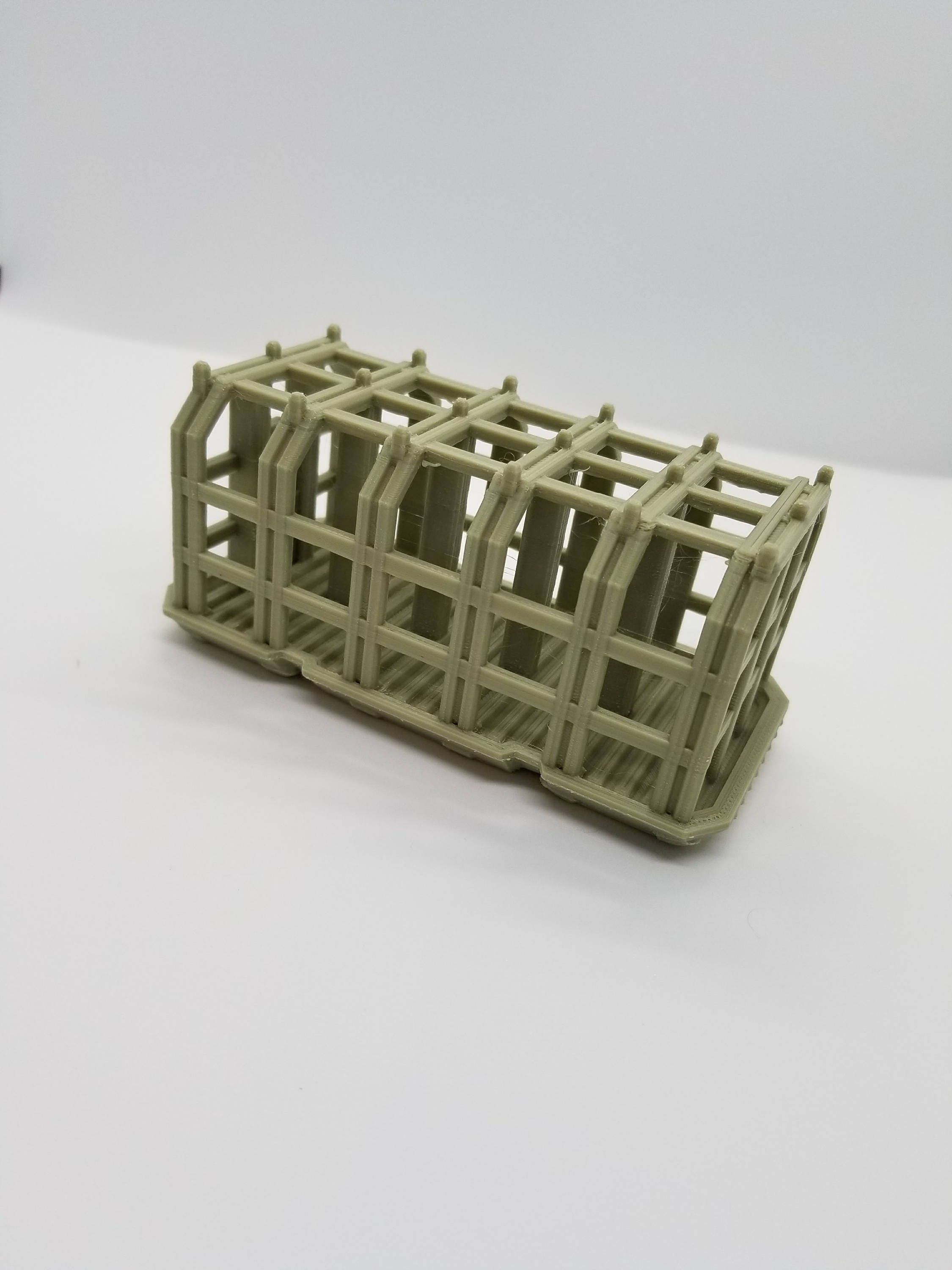 Warlayer / 3d Printed Sci-Fi Containment Crate / 28mm Wargaming Terrain / Print to Order / Licensed Printer