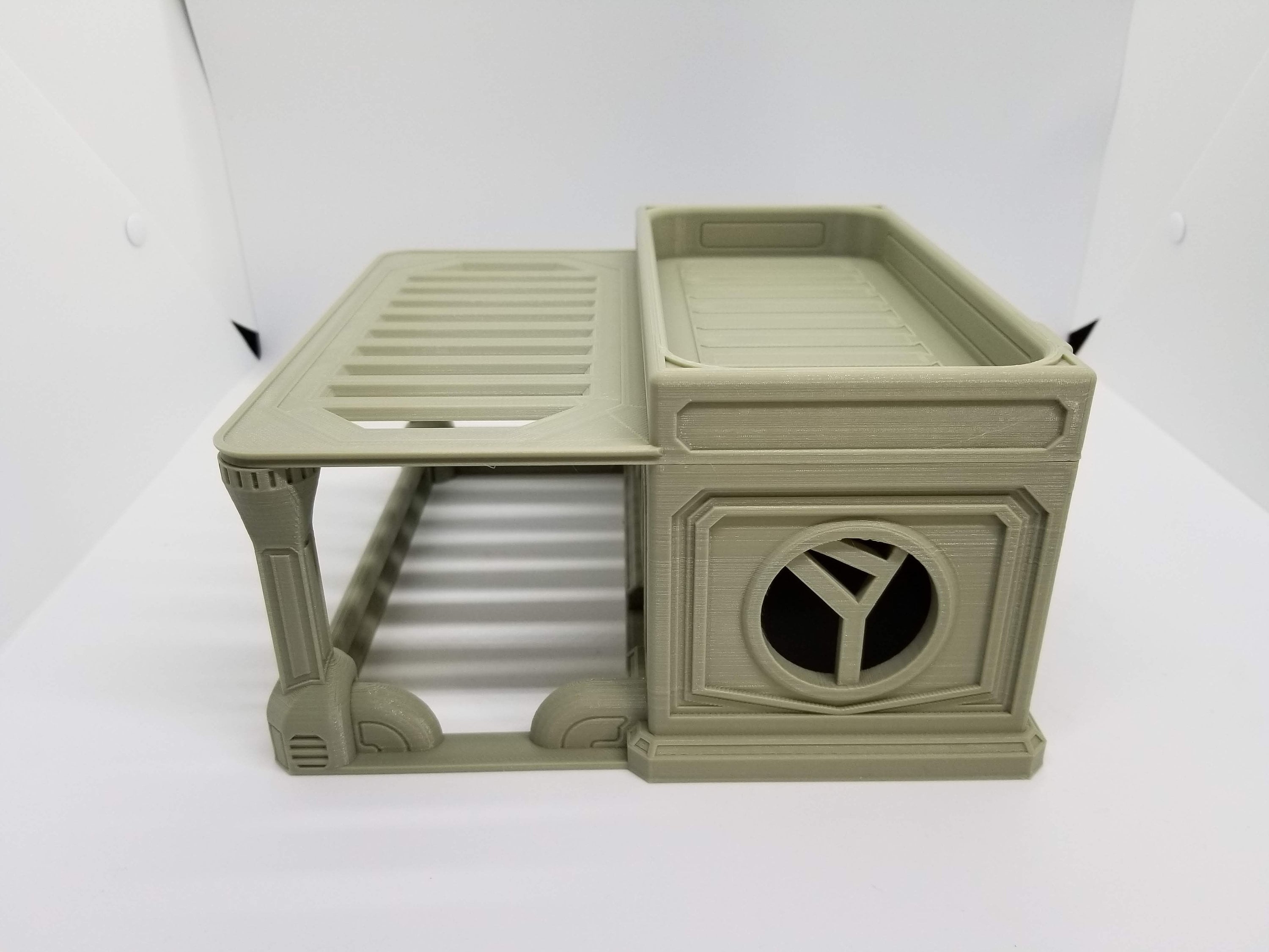 3d Printed Sci-Fi Cafe w/Canopy / Imperial Terrain Licensed On-Line Printer / Print to Order