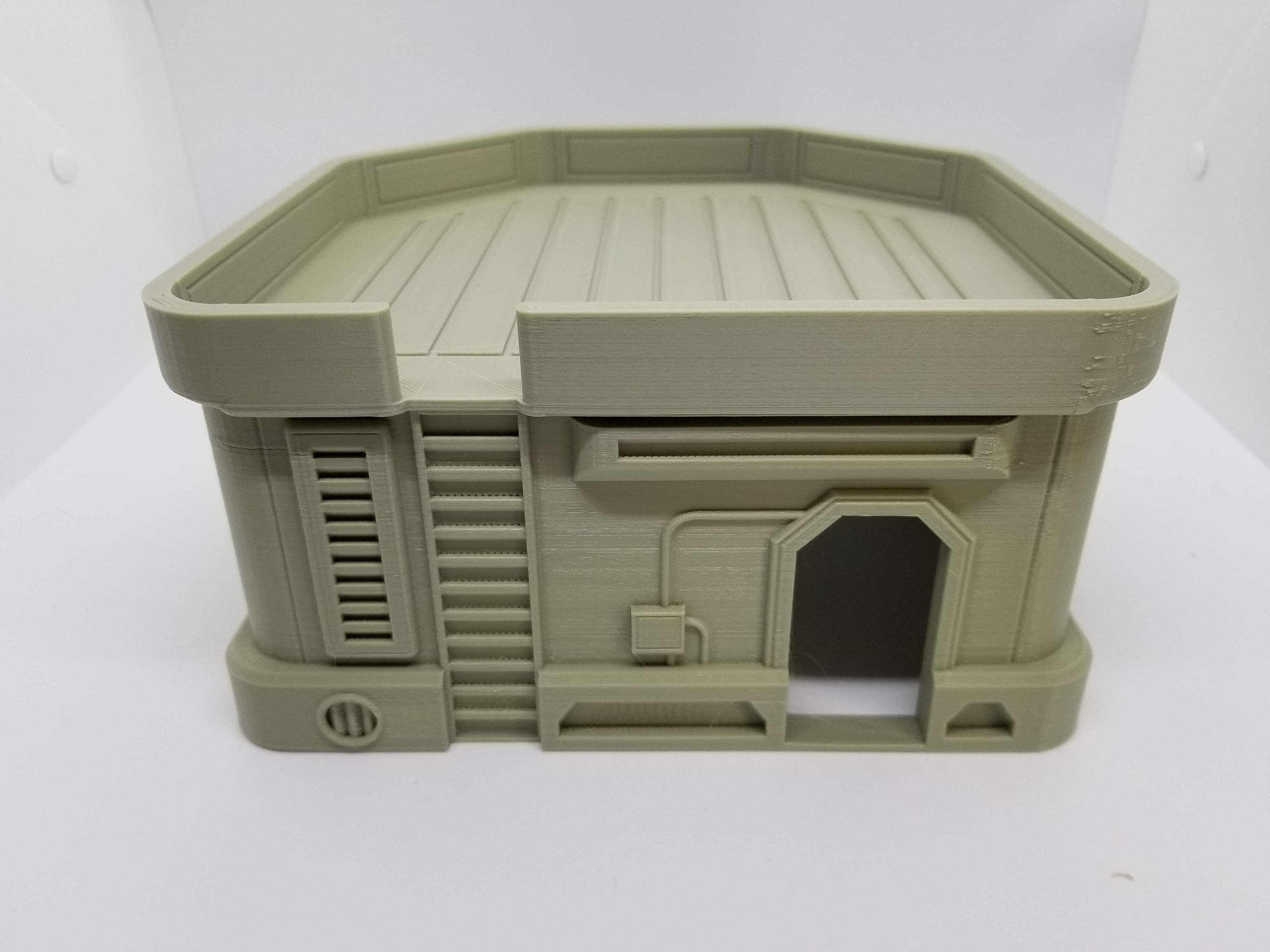 3d Printed Sci-Fi Large Building 7 / Imperial Terrain Licensed On-Line Printer / Print to Order