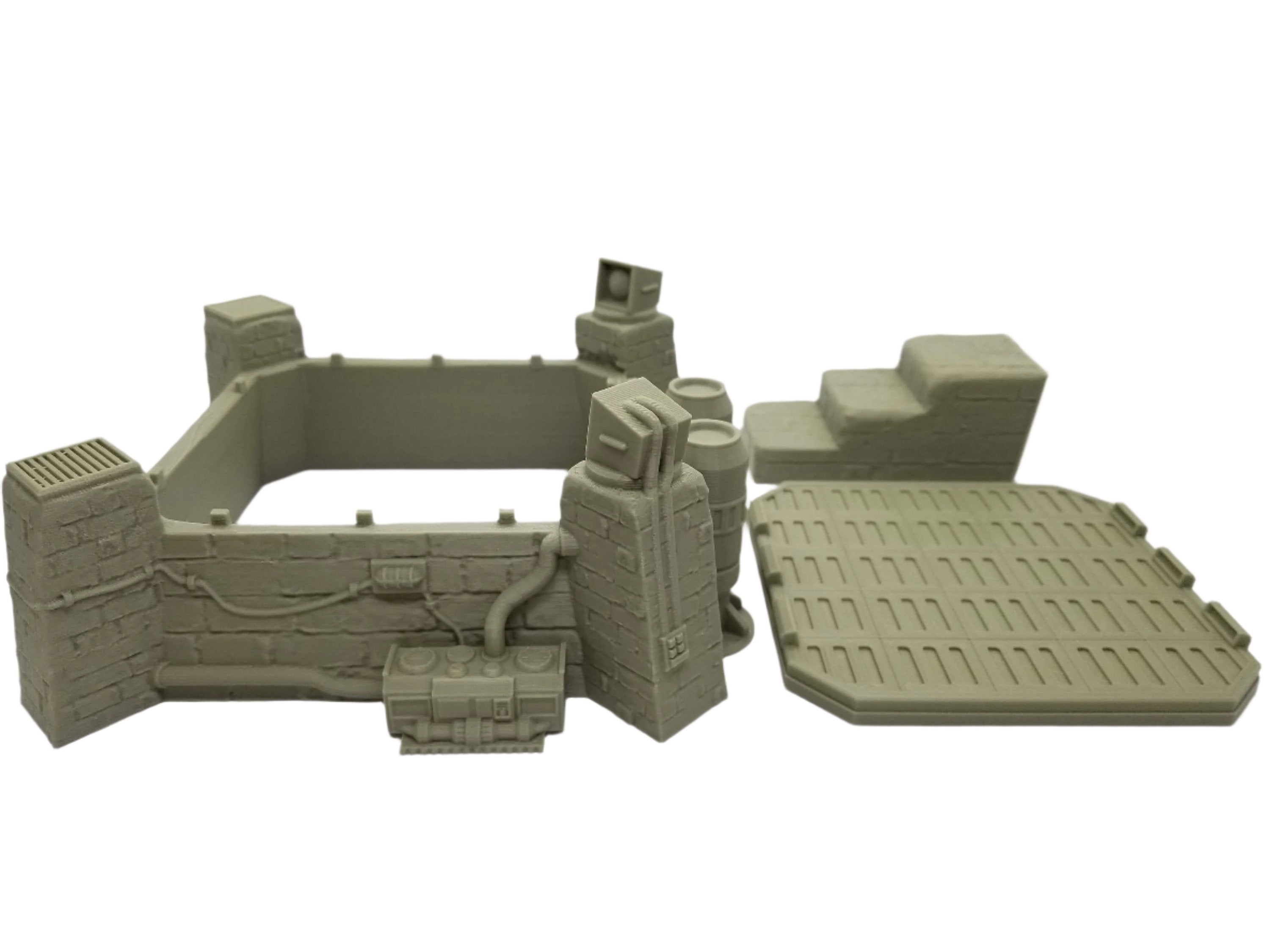 3d Printed Legion Compatible Pilgrim City Landing Pad / Corvus Games Terrain Licensed Printer / Print to Order