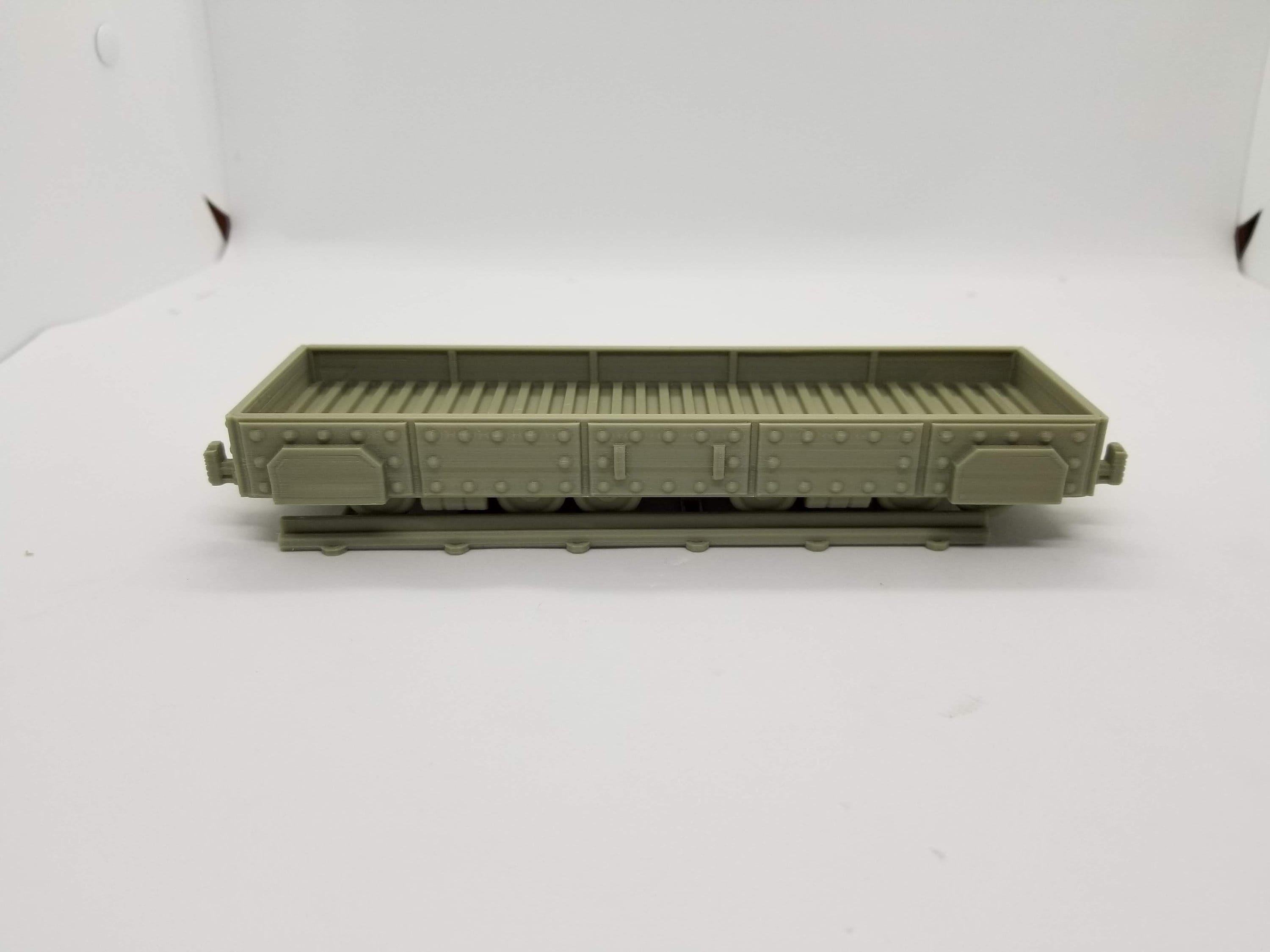 Sci-Fi Train Empty Bed Car Add-On/ 28mm Wargaming Terrain / Warlayer /Print to Order / 3d Printed/Licensed Printer