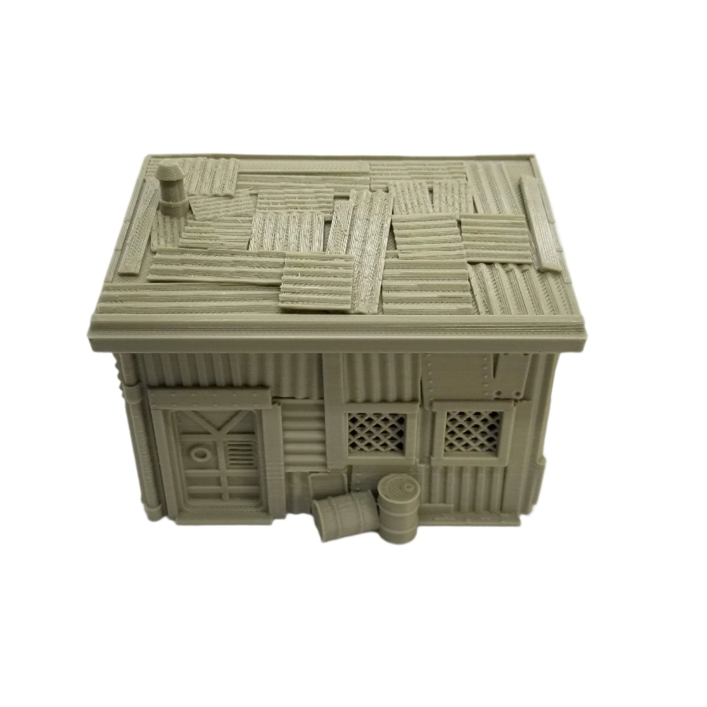 3d Printed Shanty Town Buildings / Corvus Games Terrain Licensed Printer / Print to Order