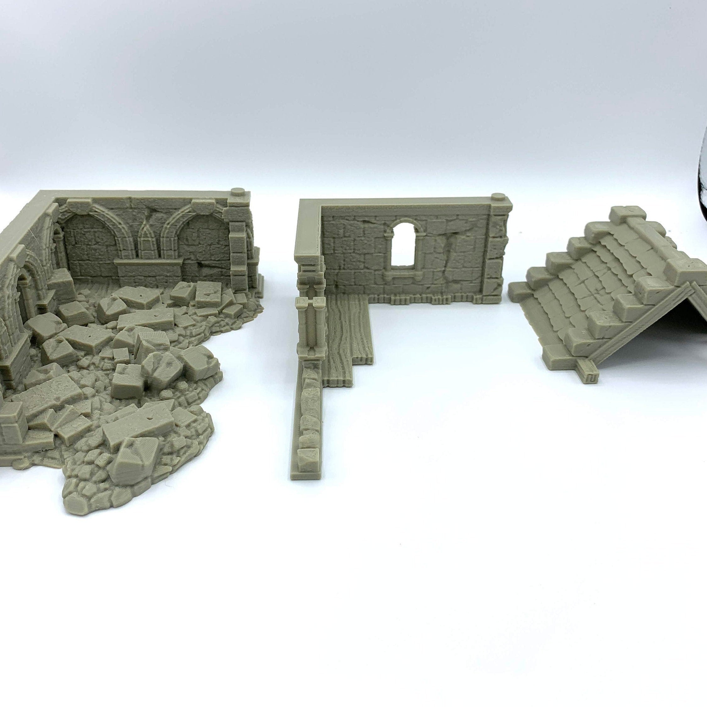 Stormguard - Ruined House 1 / 28mm Wargame / RPG 3d Printed Tabletop Wargaming Terrain