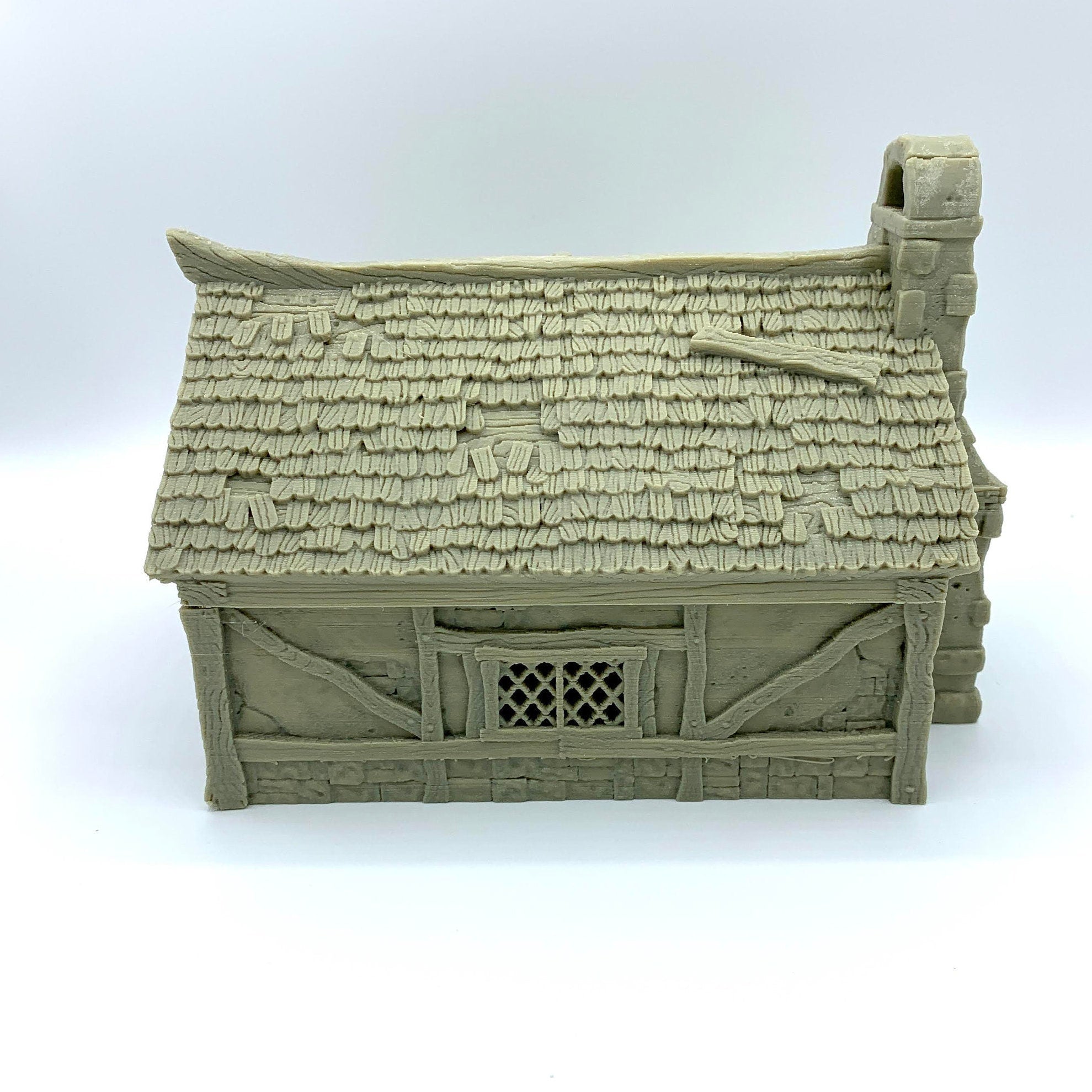 City Of Tarok - Medieval Cottage 1 / 28mm Wargame / RPG 3d Printed Tabletop Terrain