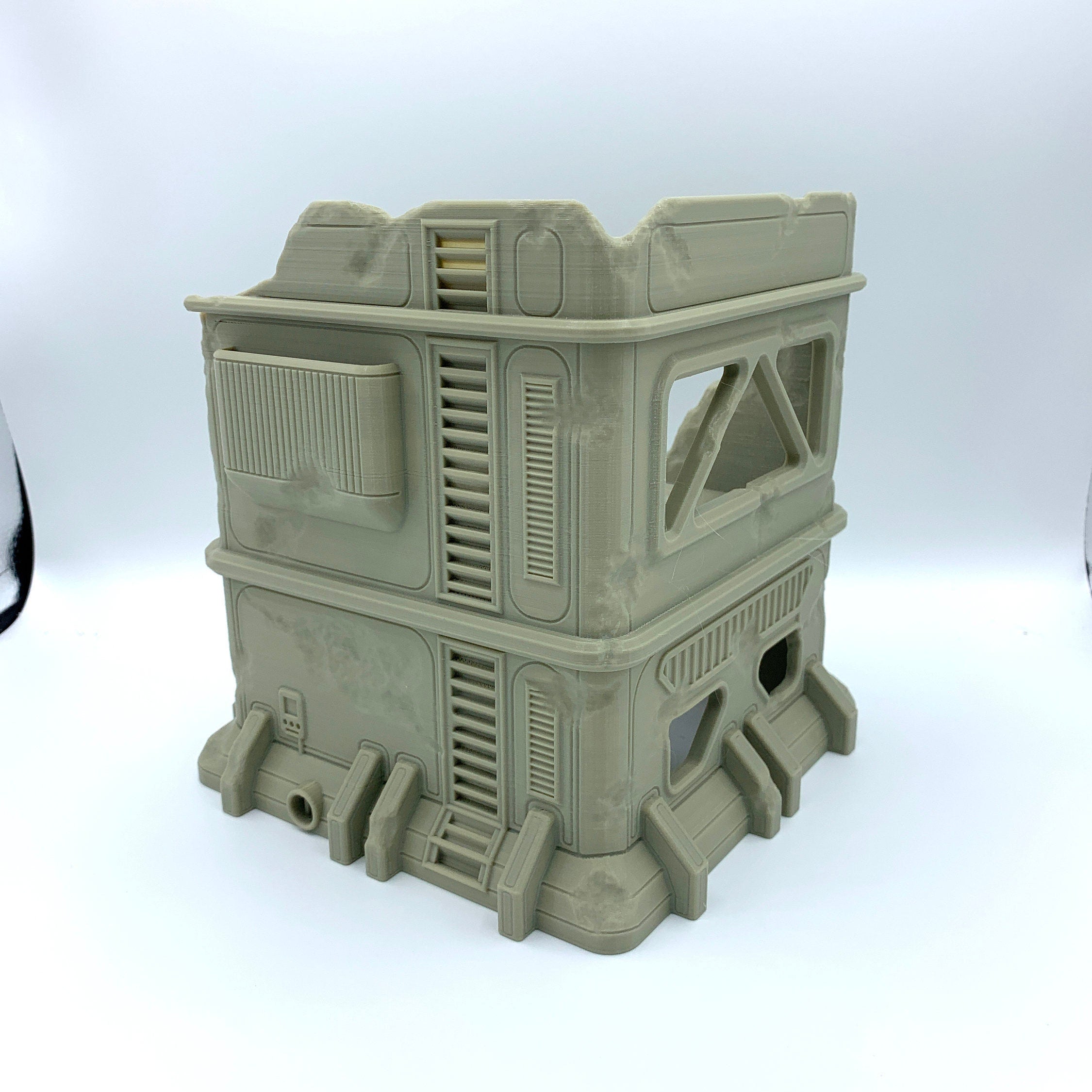 3d Printed Sci-Fi Urban Ruin #5 / Imperial Terrain Licensed On-Line Printer / Print to Order