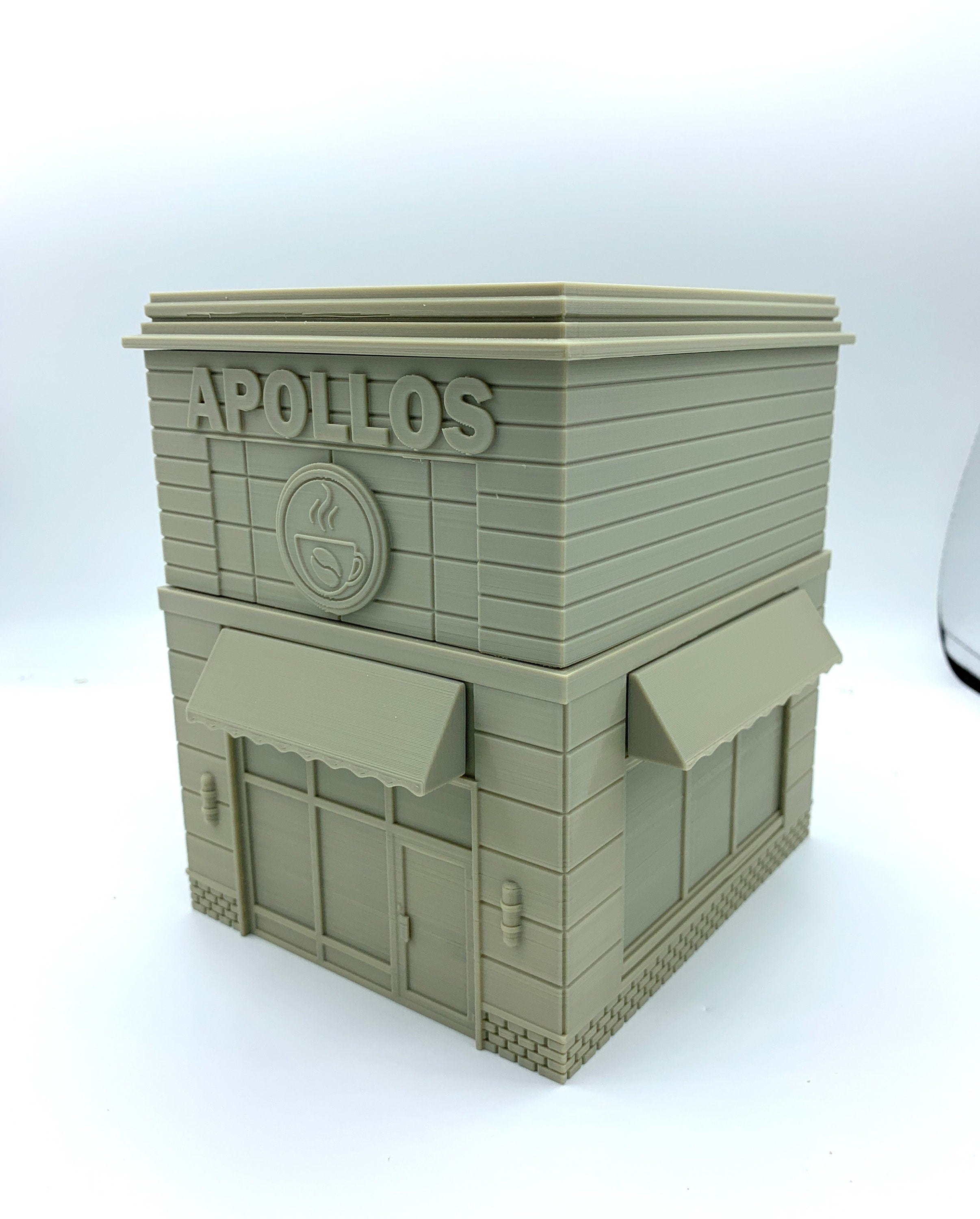 Apollos Coffee Shop / Crisis Protocol Compatible Option / Corvus Games Terrain Licensed Printer / Print to Order