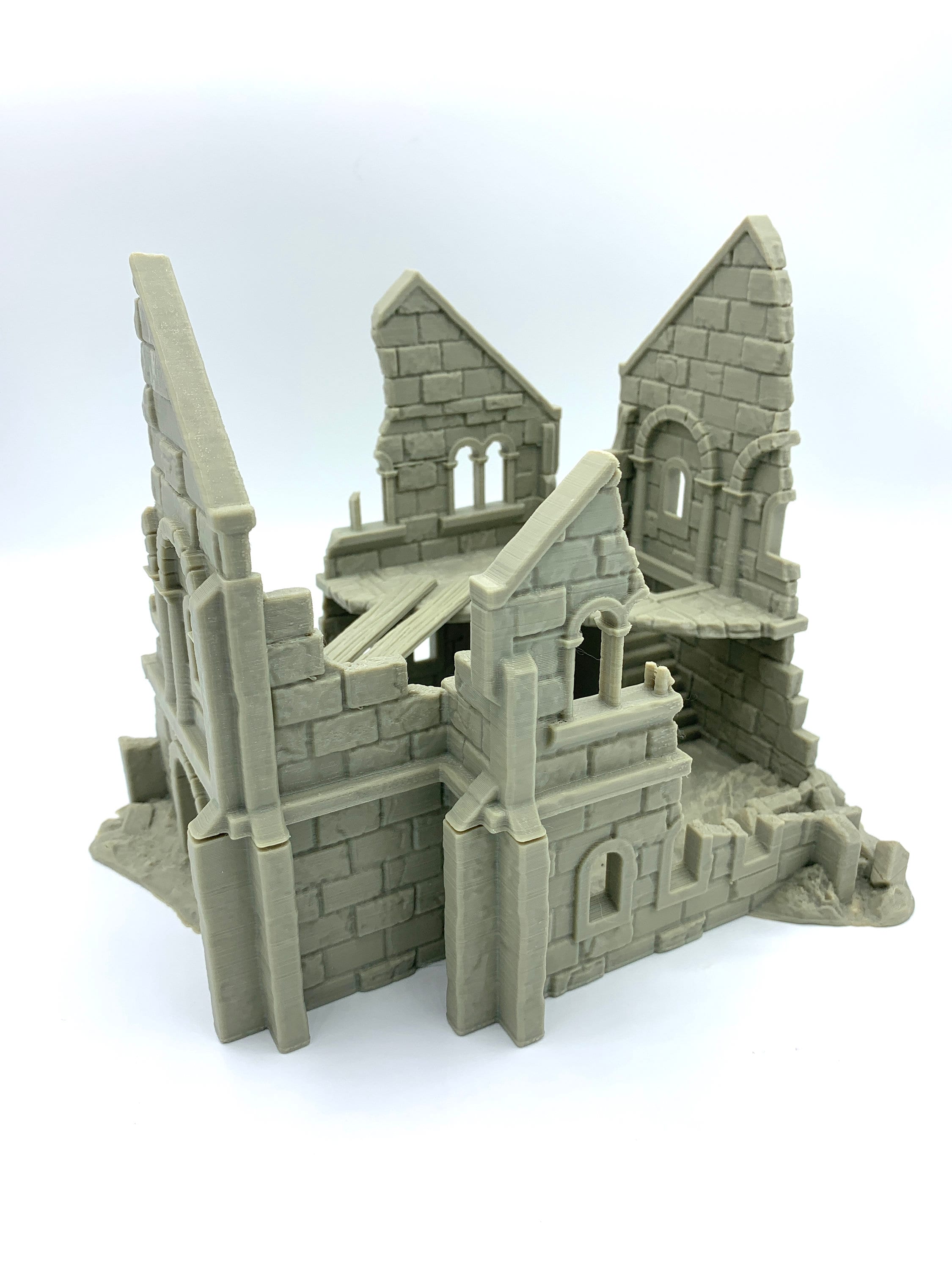 Arkenfel Ruined House 4 / Dark Realms Terrain / RPG and Wargame 3d Printed Tabletop Terrain / Licensed Printer