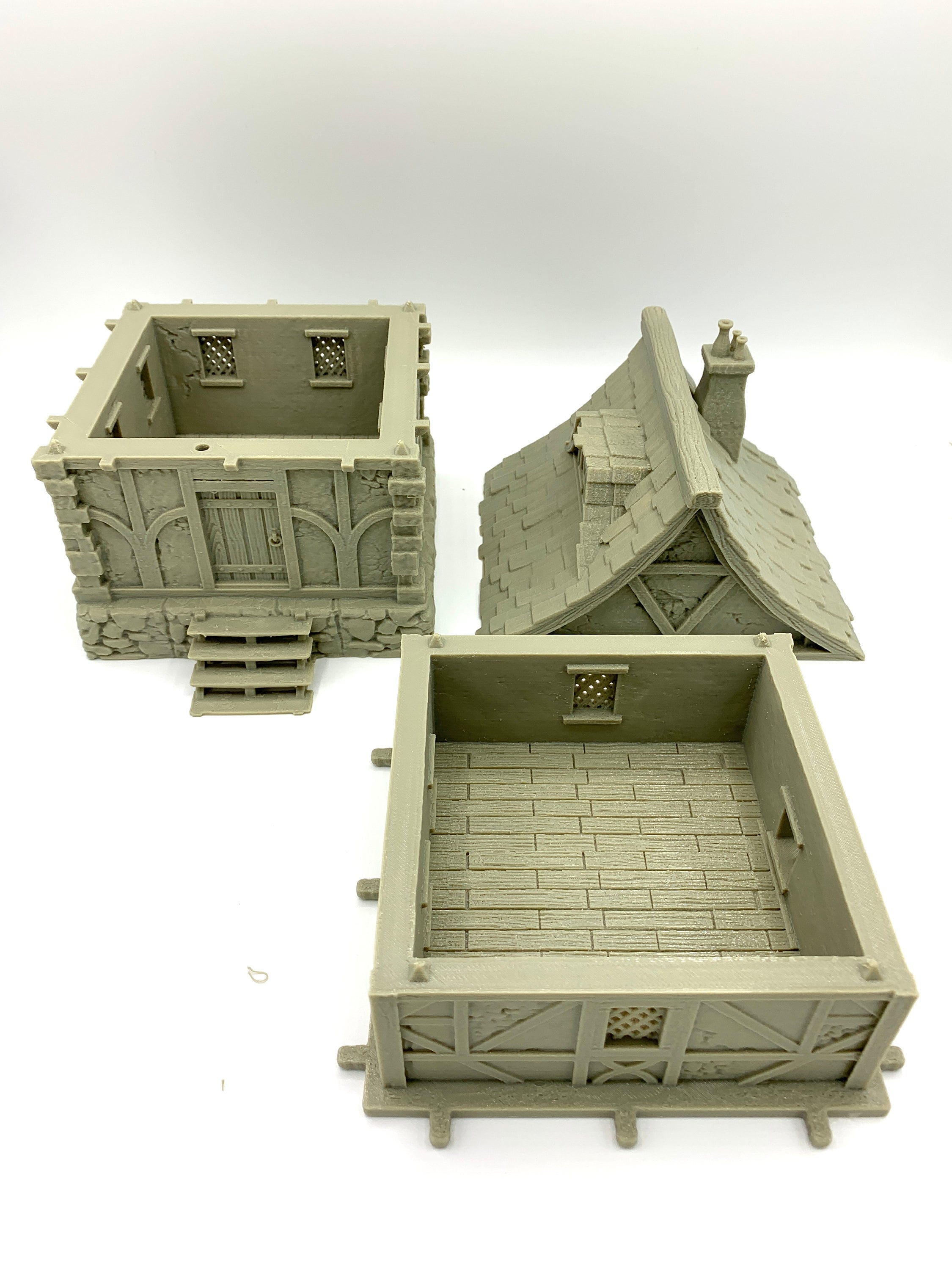 Tiradom House 2 / Kingdom of Tiradom Terrain / RPG and Wargame 3d Printed Tabletop Terrain / Licensed Printer