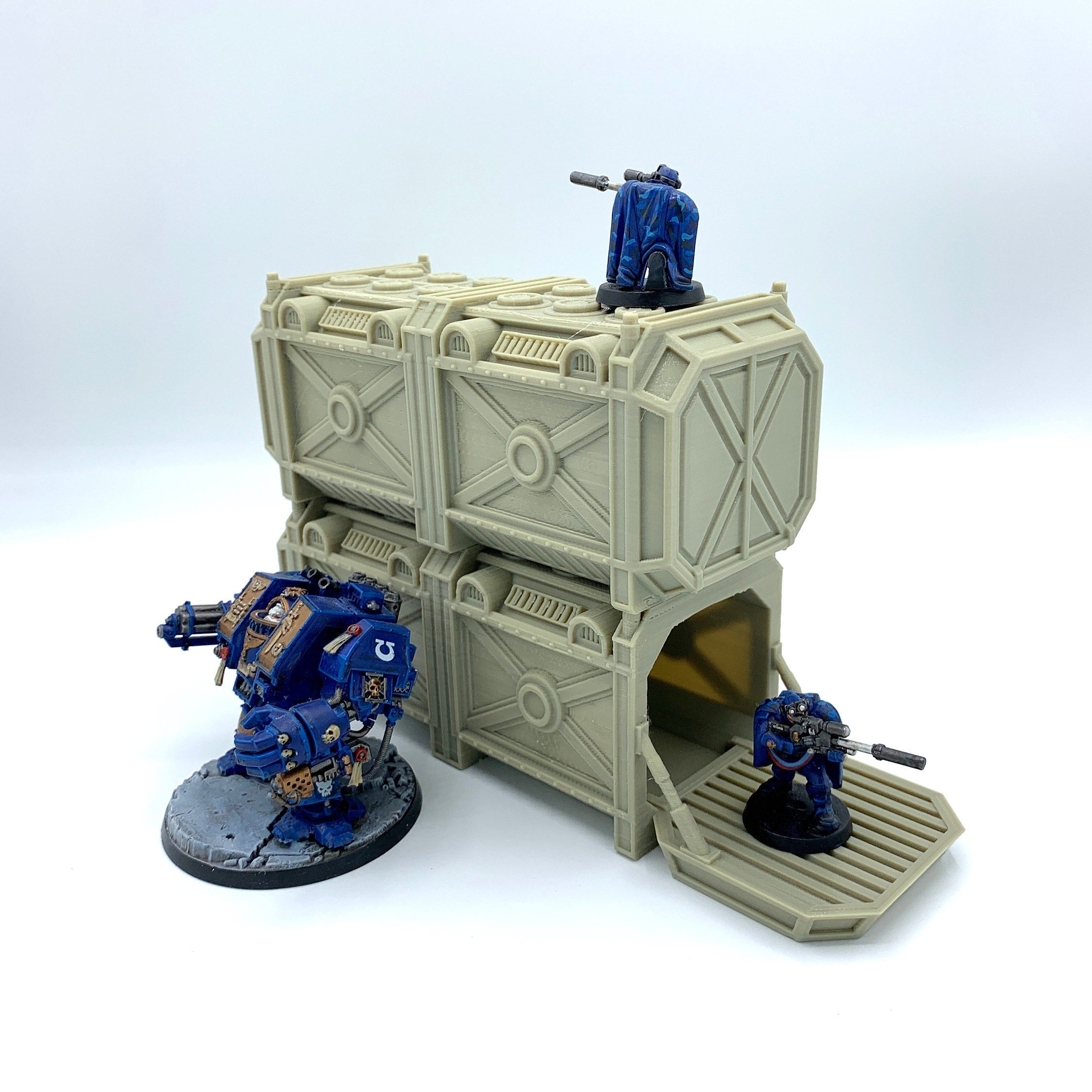 3d Printed / Sci-fi Shipping Containers /Star Wars Legion Compatible Pack/ Corvus Games Terrain Licensed Printer / Print to Order
